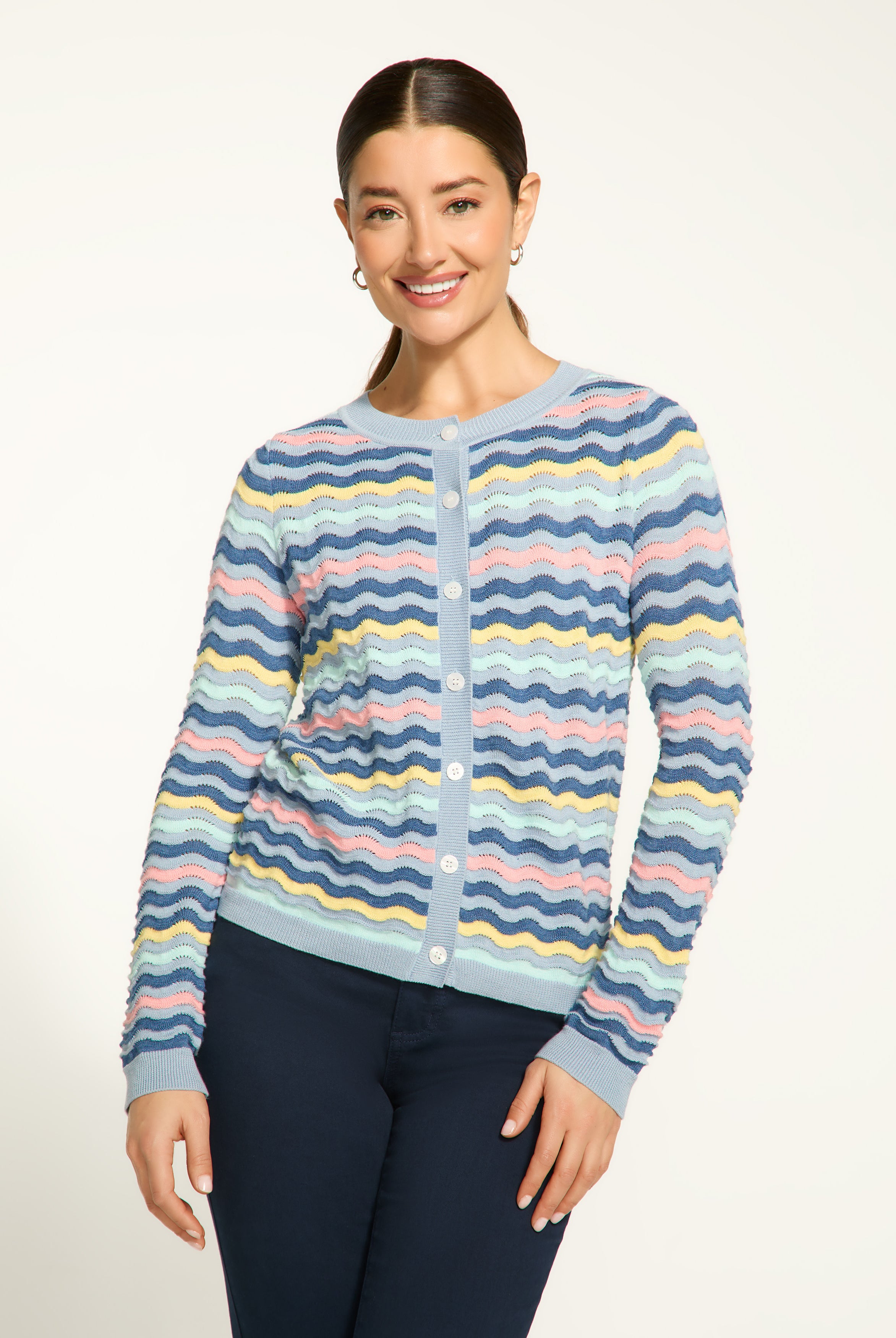 Wave Stitch Cardigan