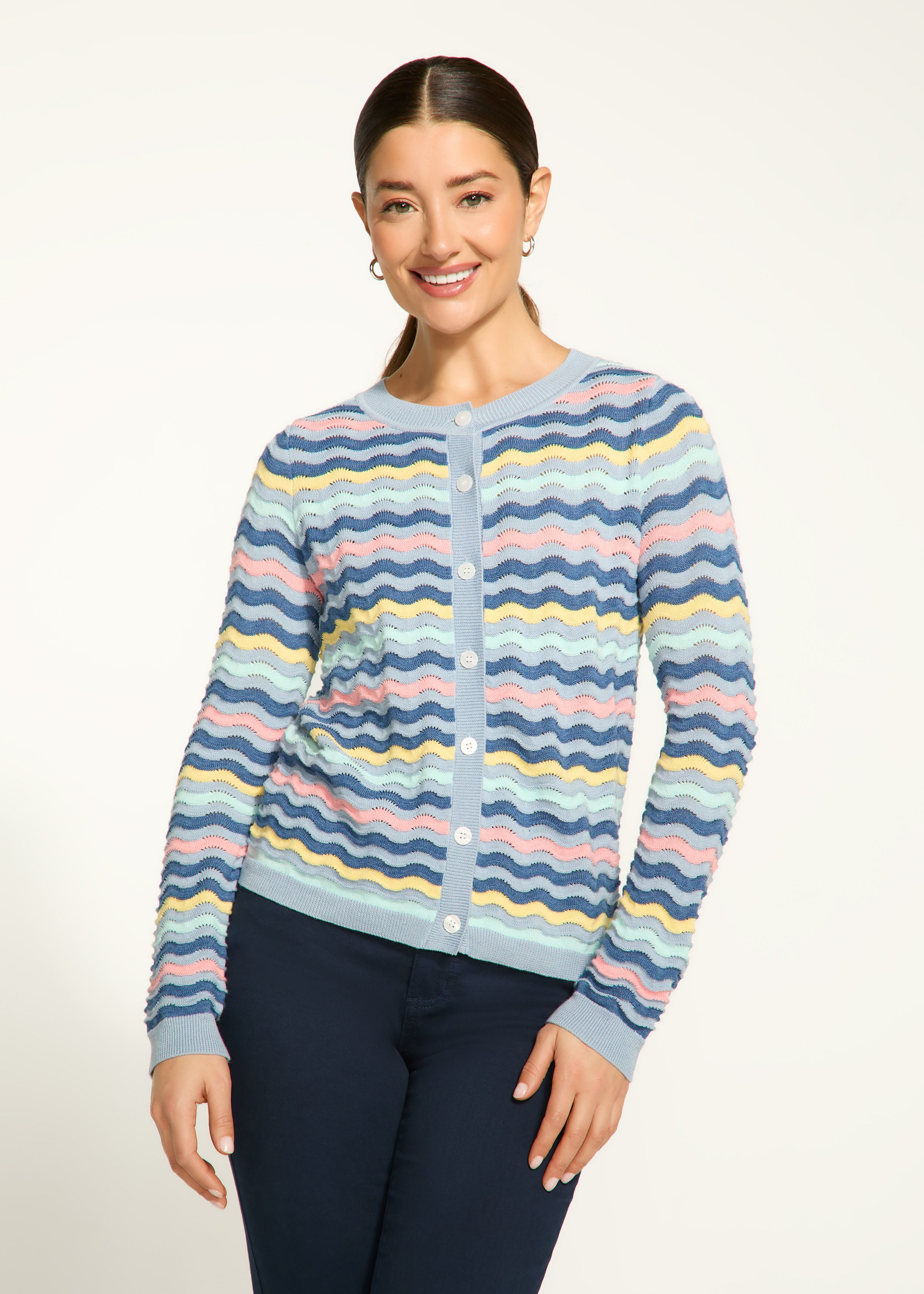 Wave Stitch Cardigan