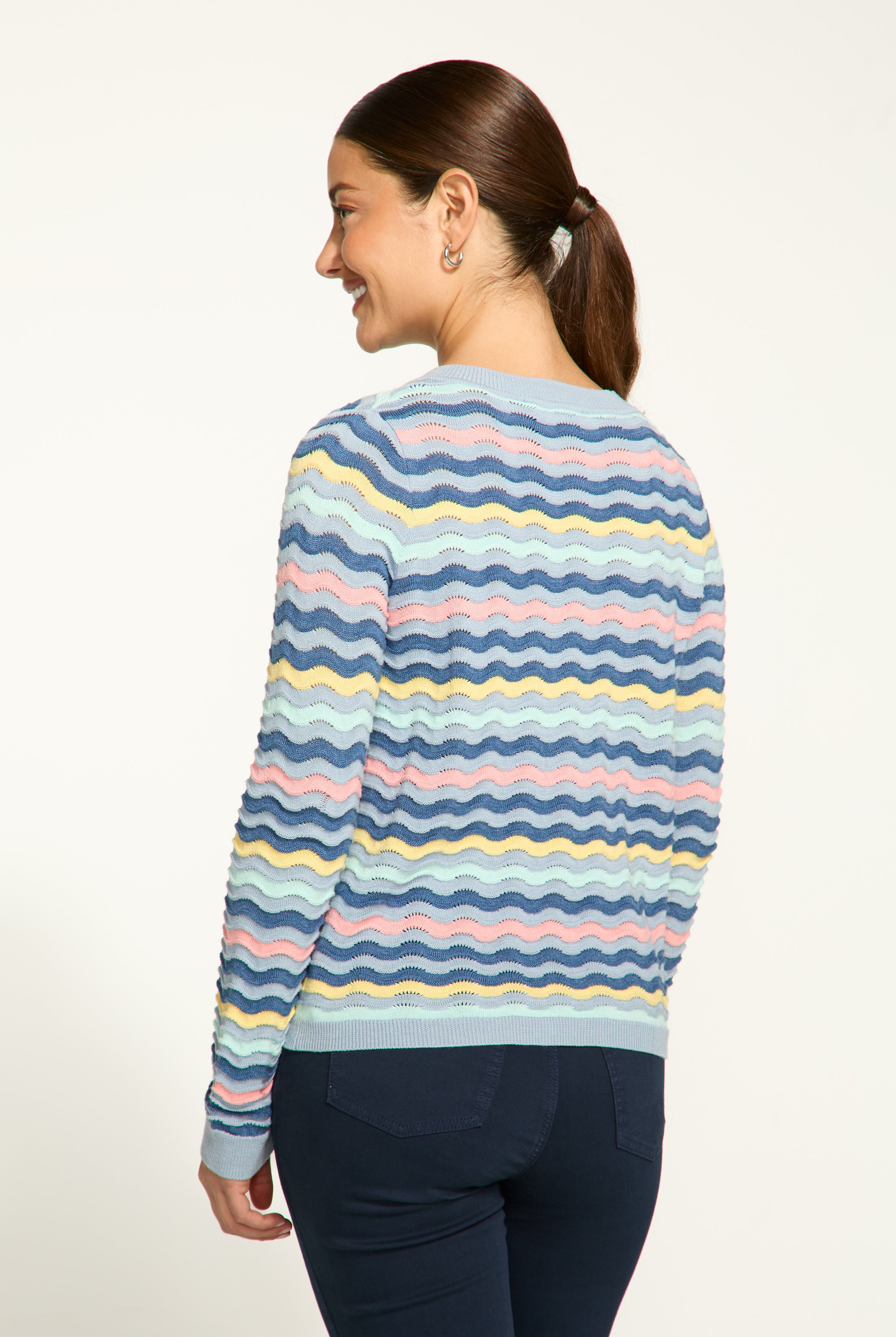 Wave Stitch Cardigan