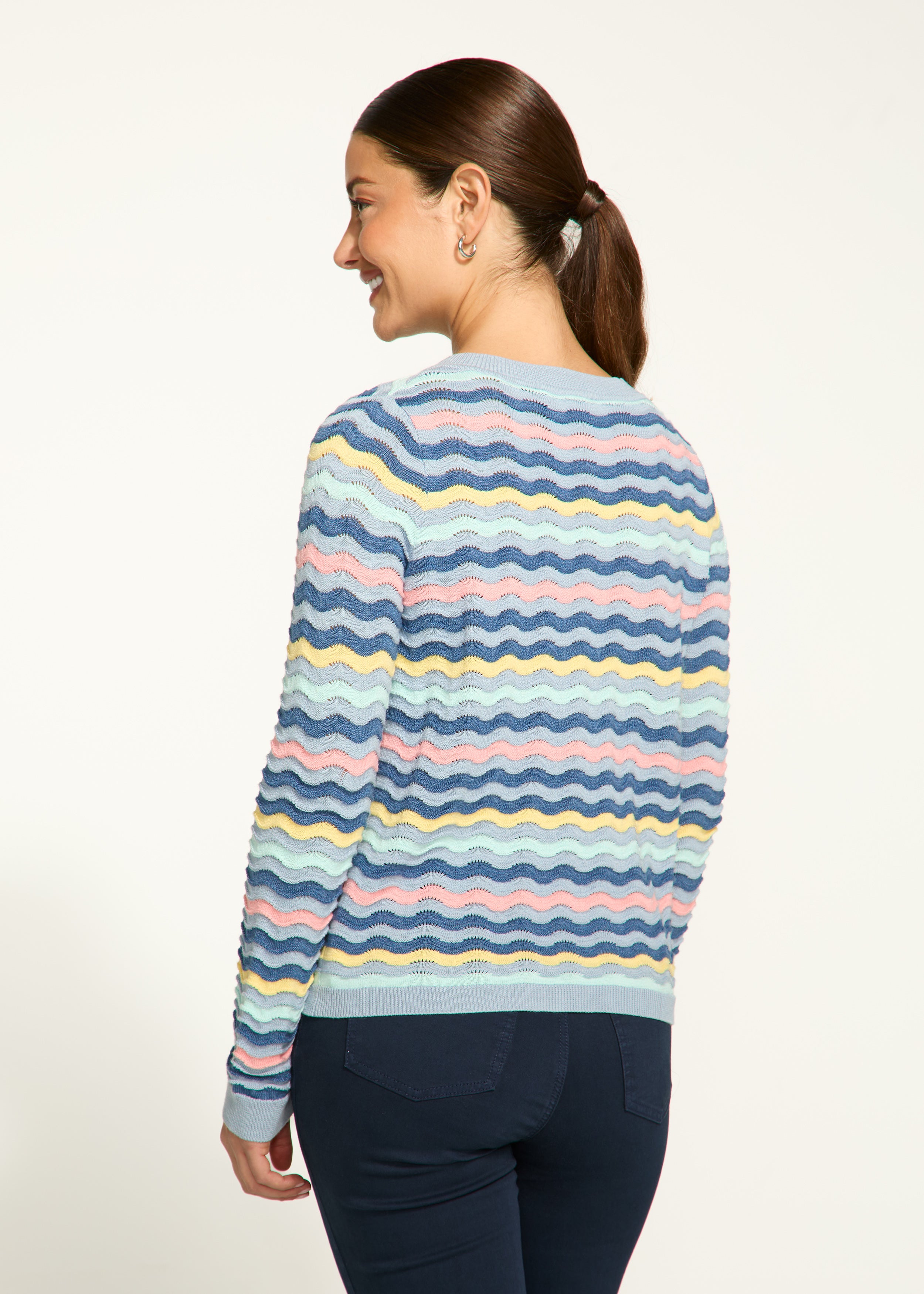 Wave Stitch Cardigan