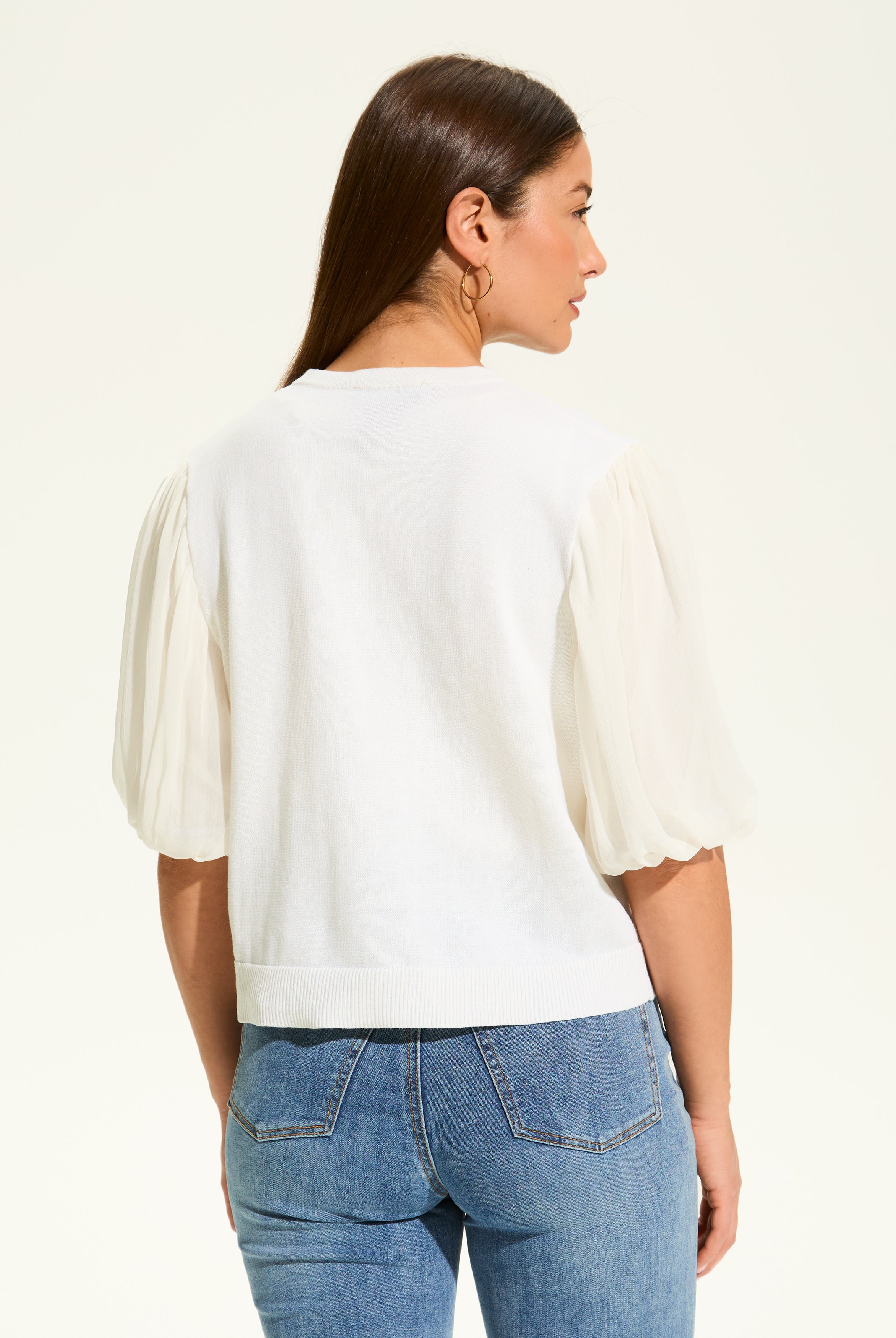 Elbow Sleeve Cardigan