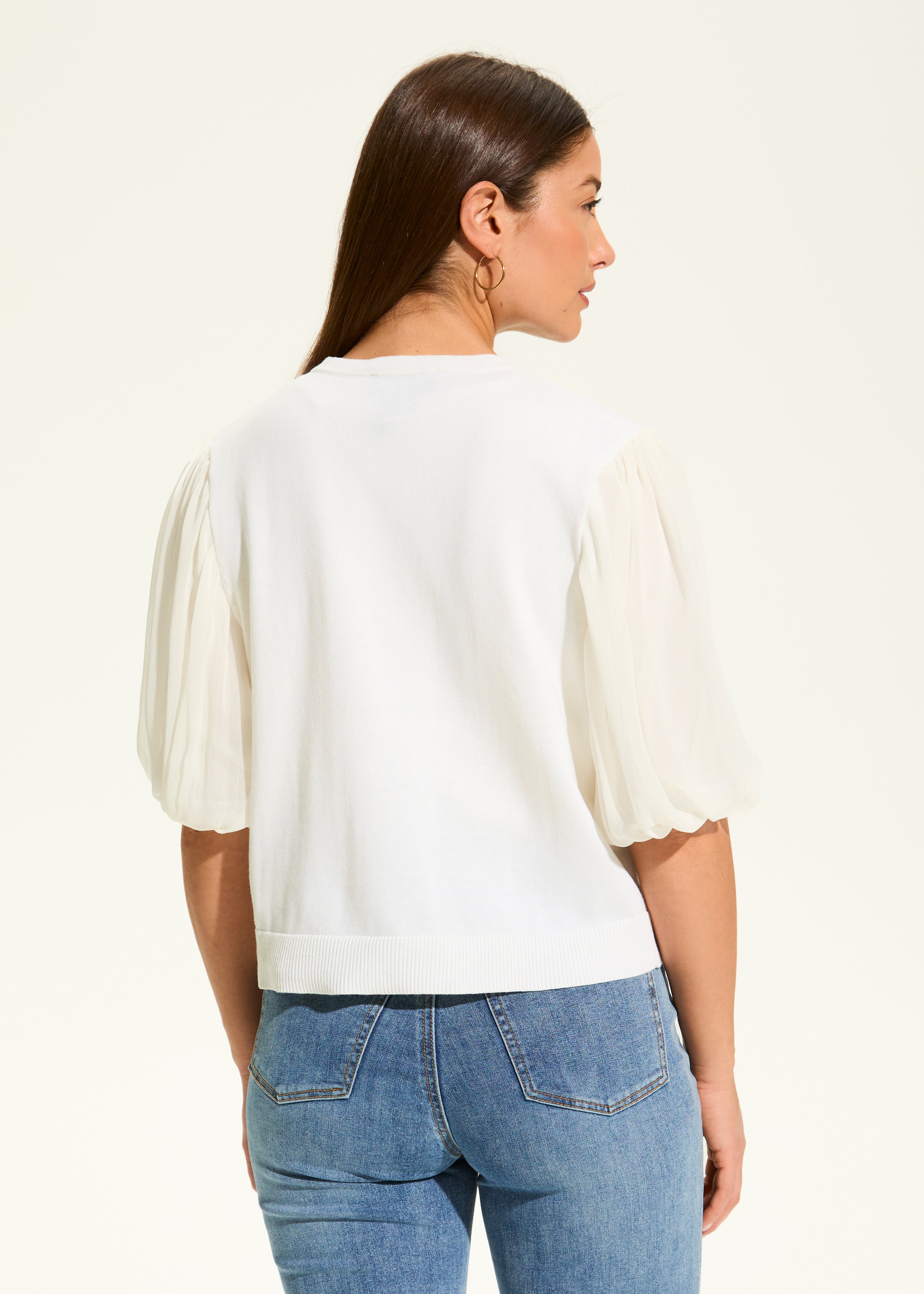 Elbow Sleeve Cardigan