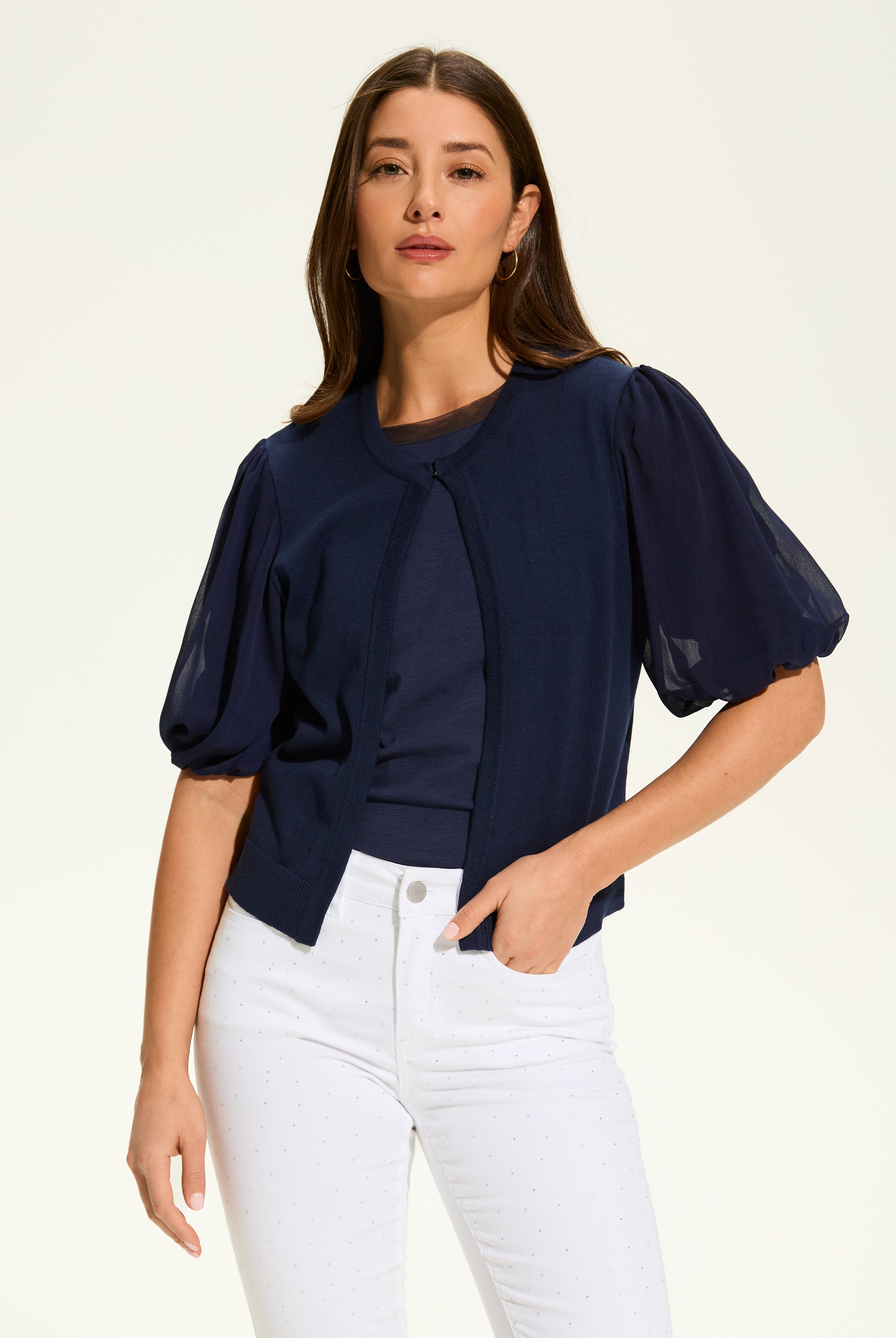 Elbow Sleeve Cardigan