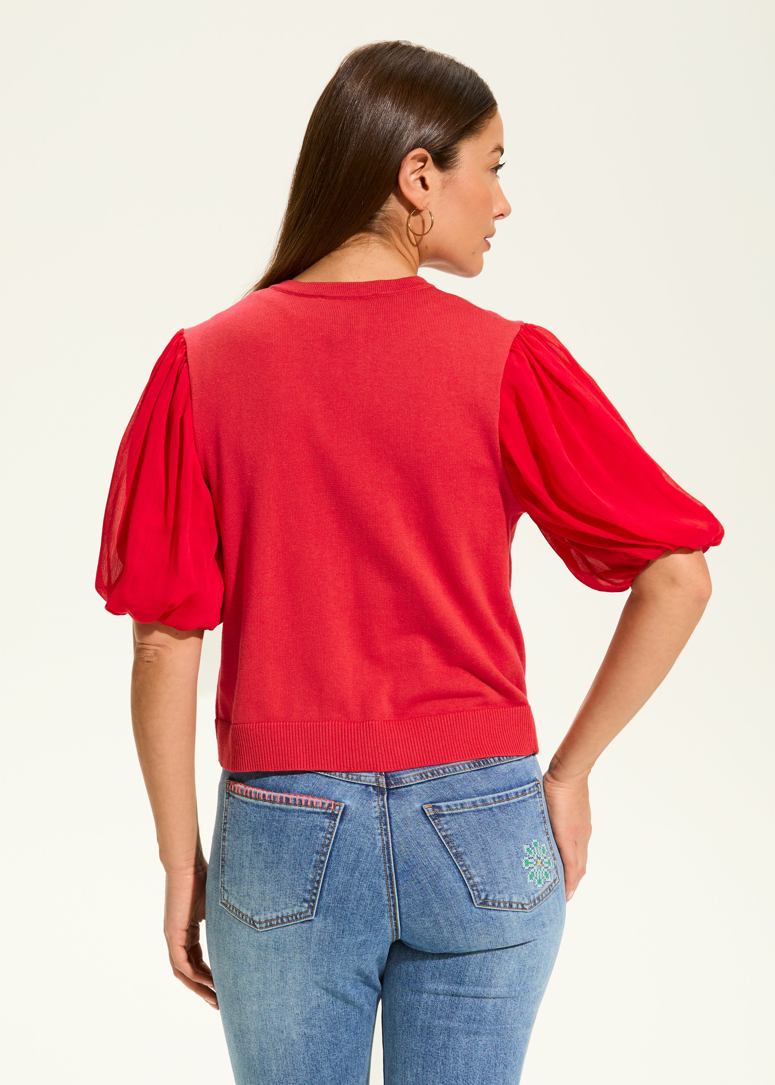 Elbow Sleeve Cardigan