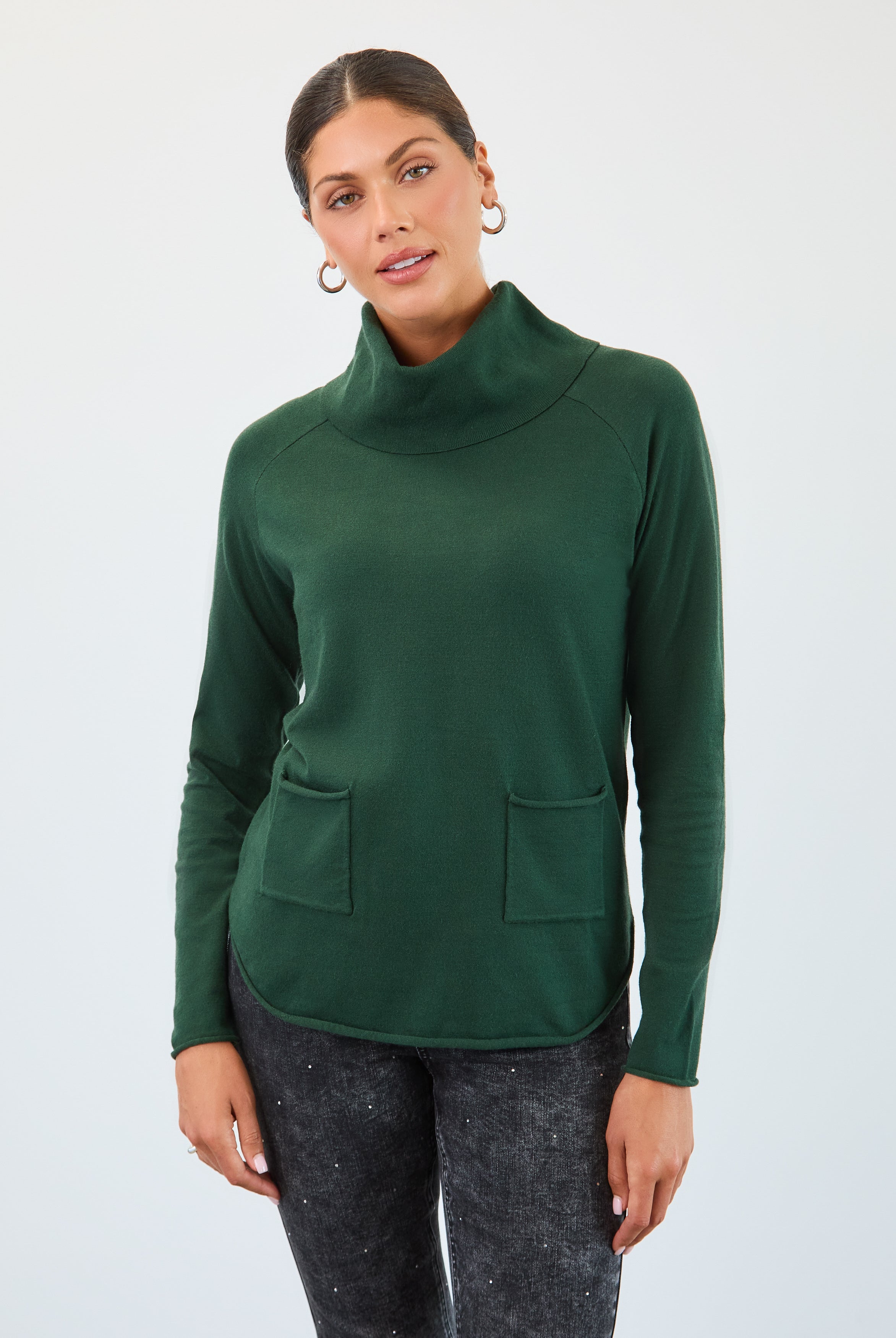 Cowl neck sweater
