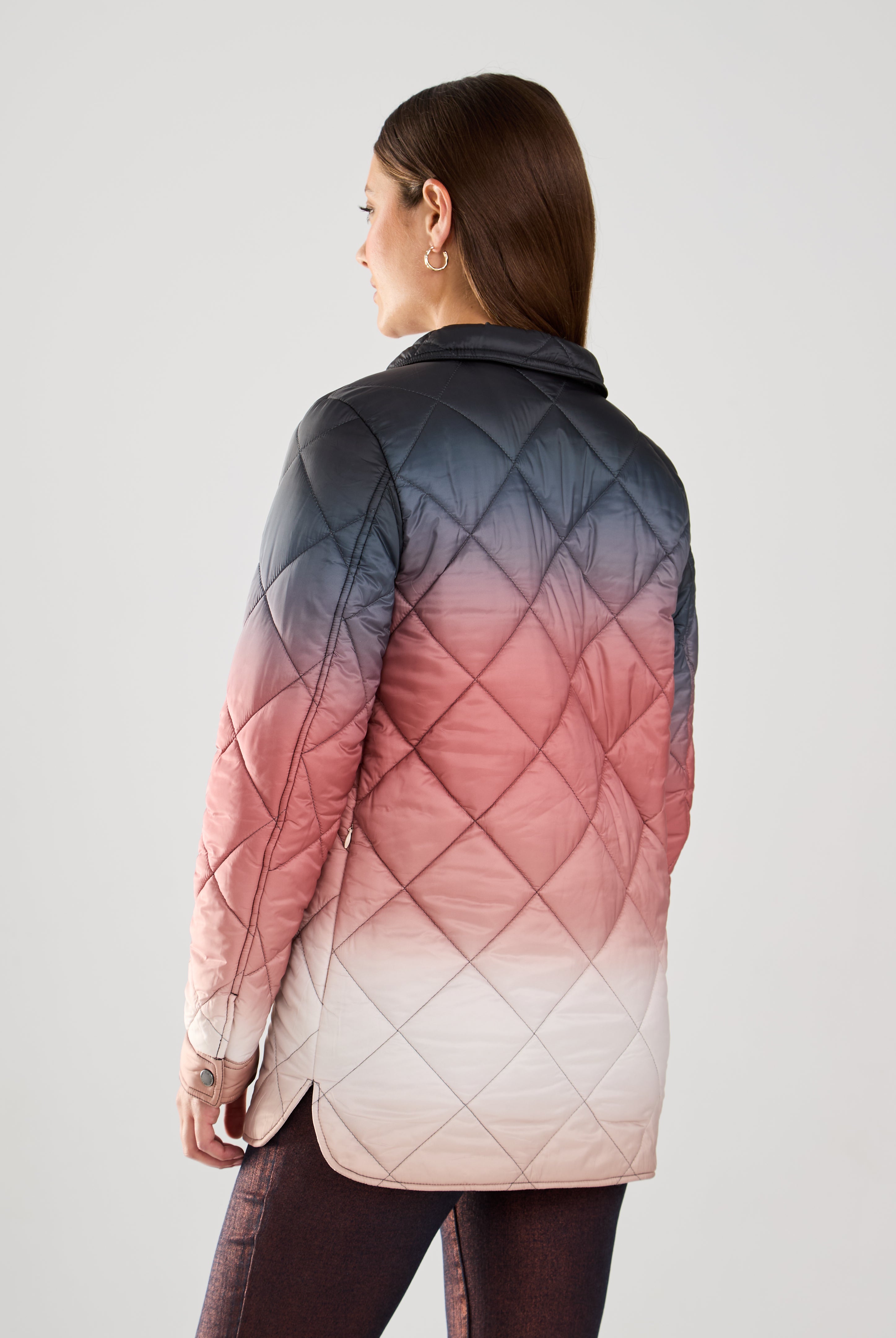 QUILTED OMBRE JACKET