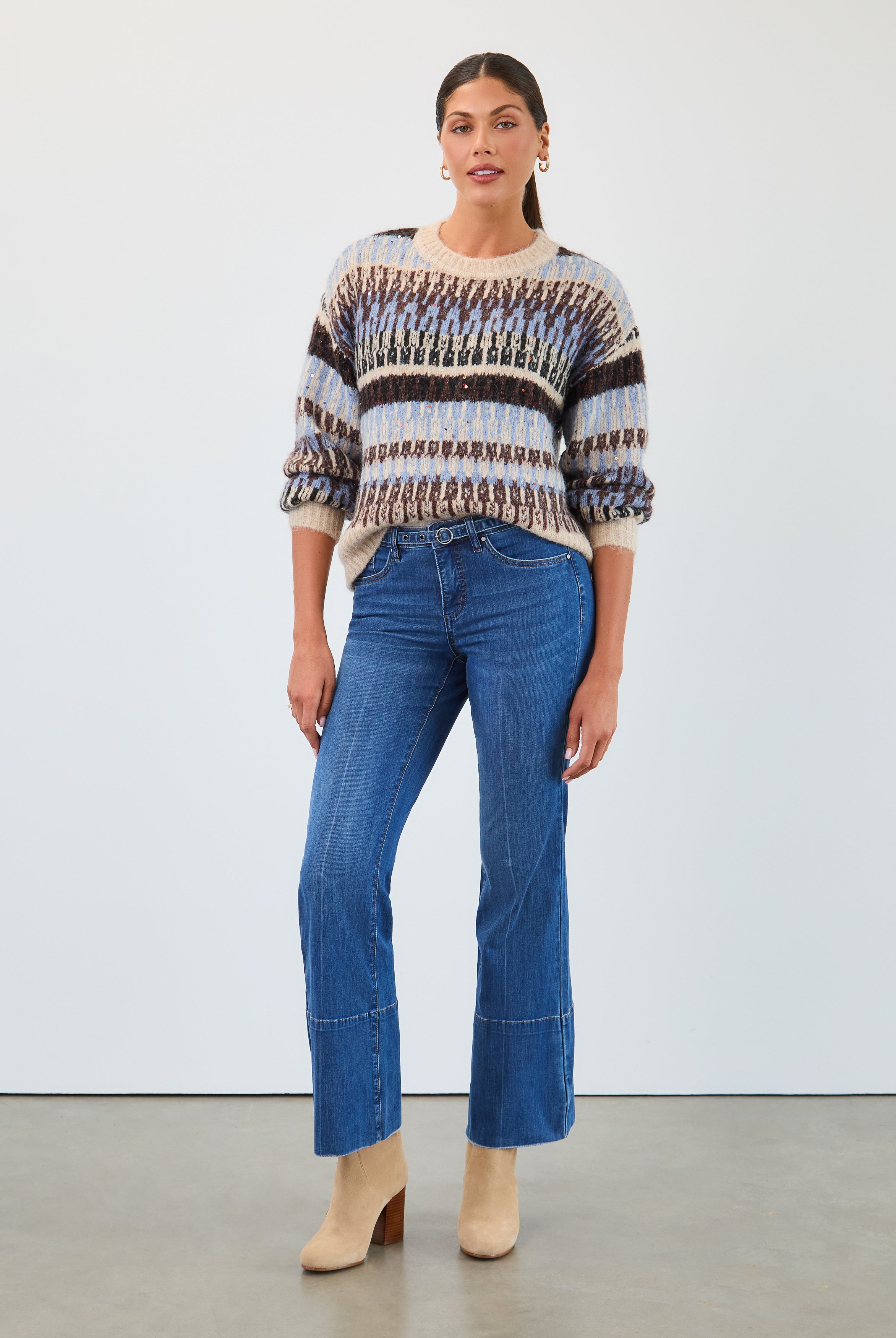 Jacquard apres ski sweater