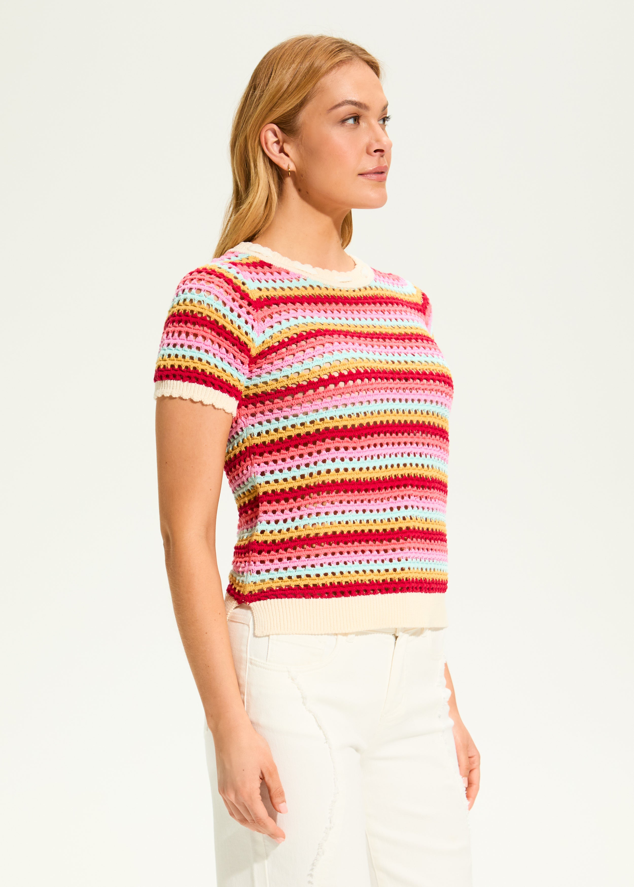 Crochet Knit Top