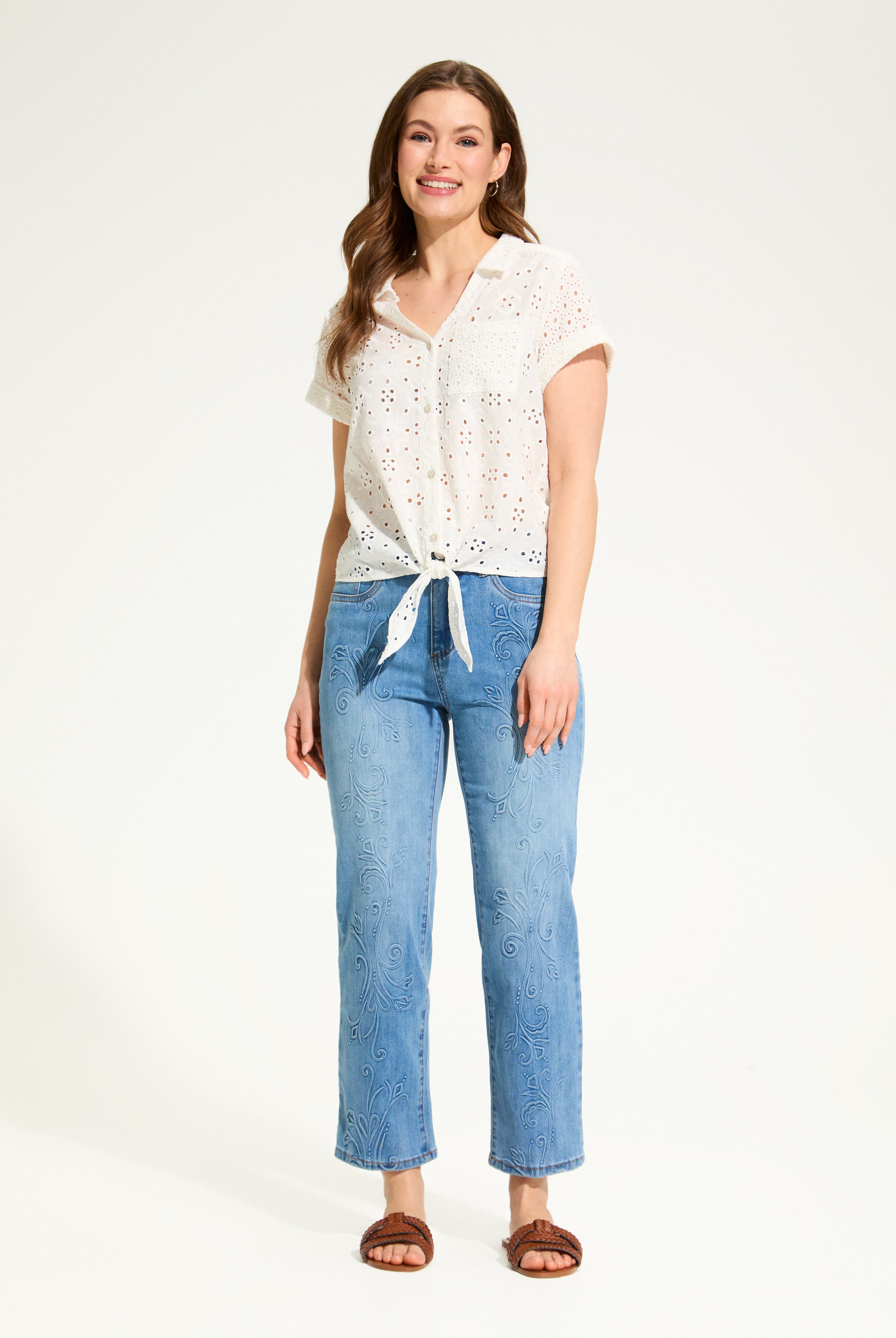 Olivia Straight Crop