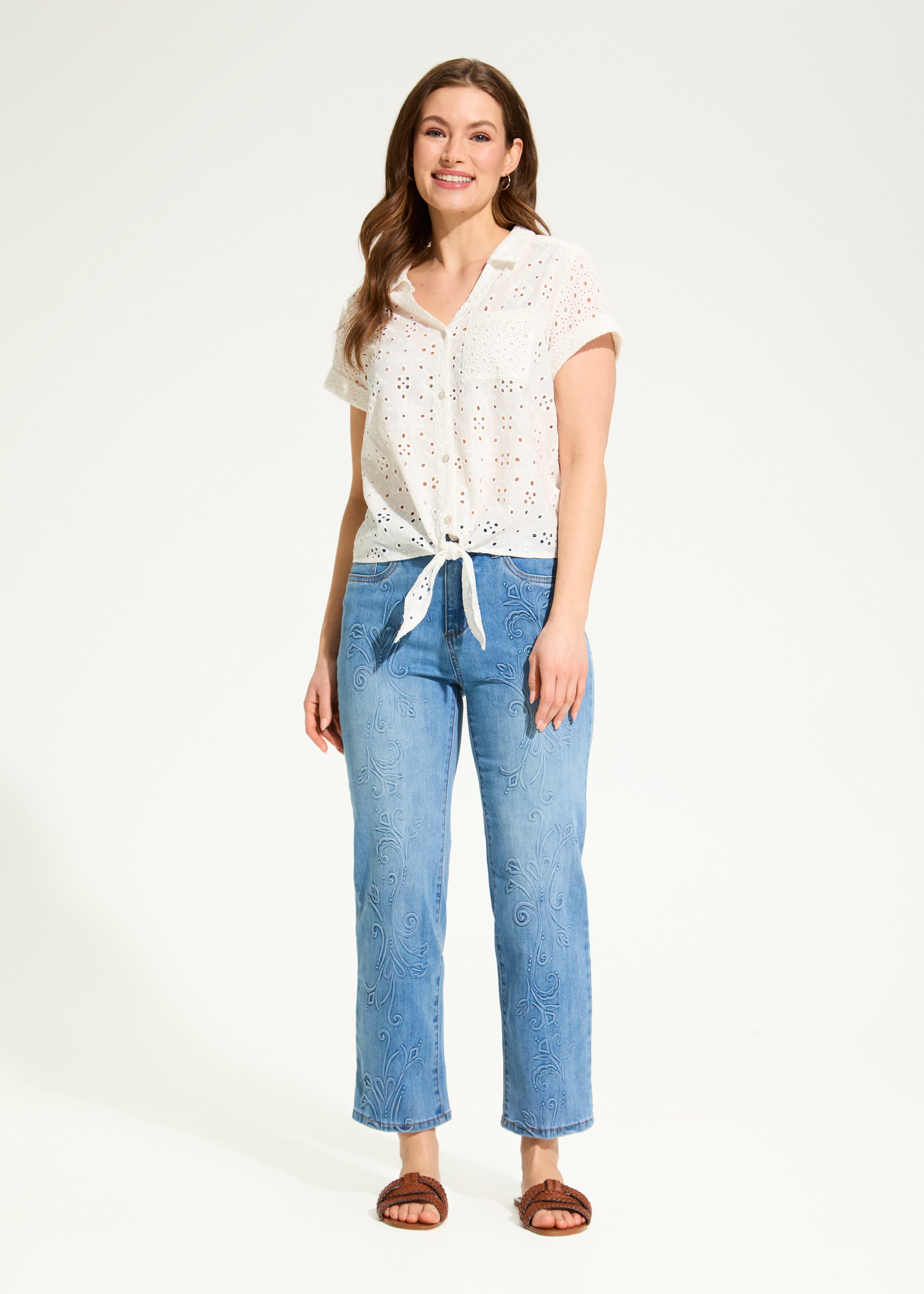 Olivia Straight Crop