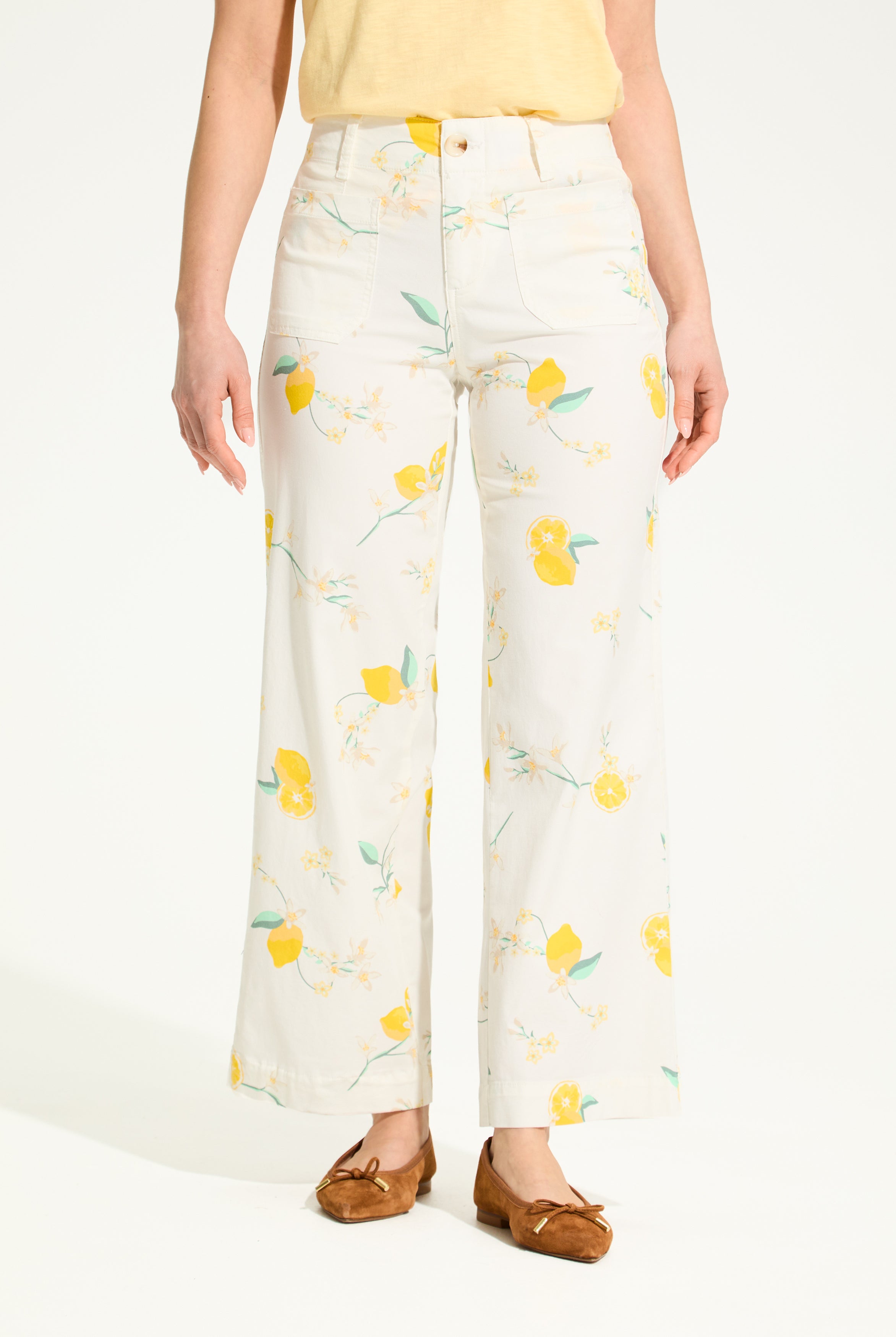 Printed Olivia Wide Ankle