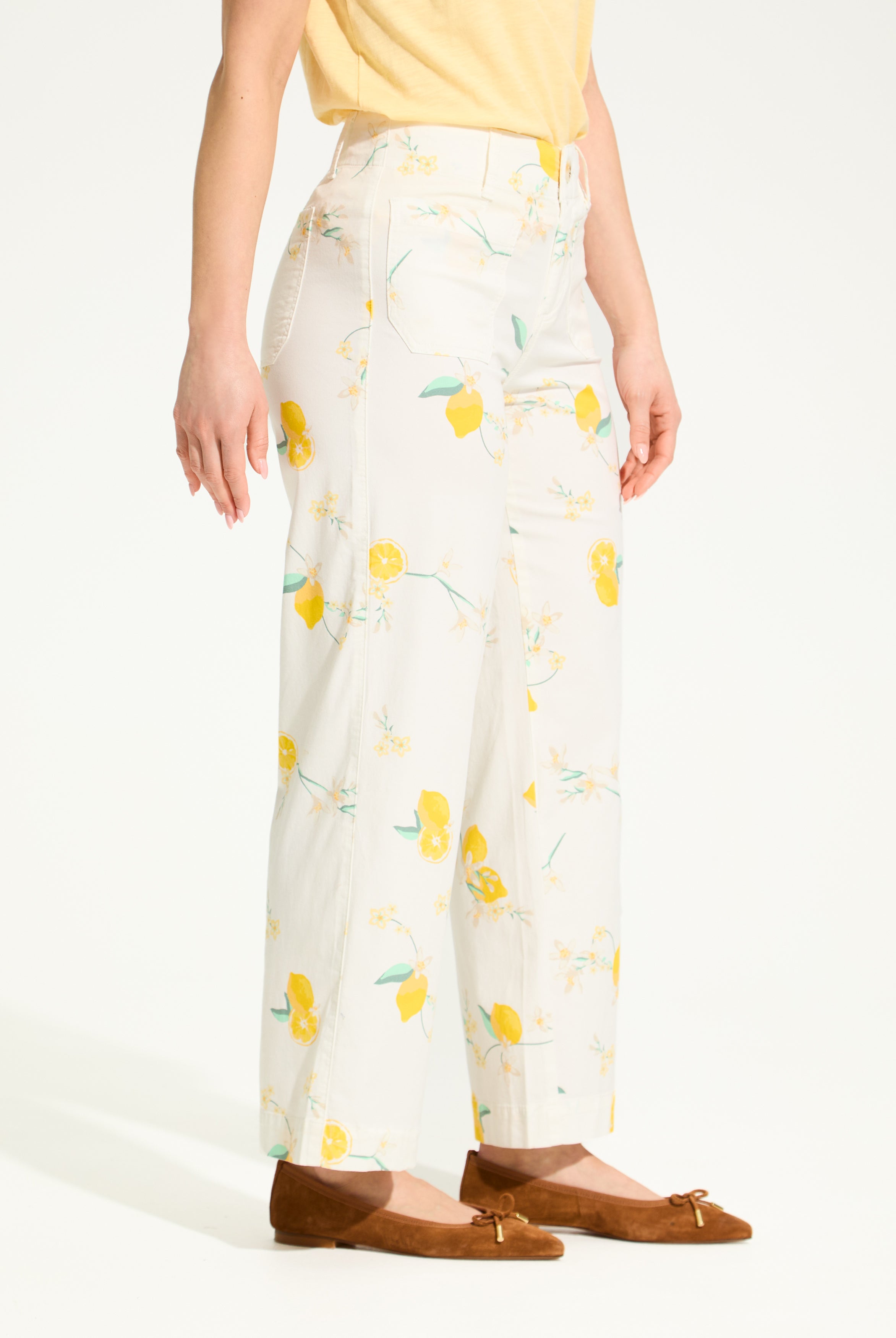 Printed Olivia Wide Ankle