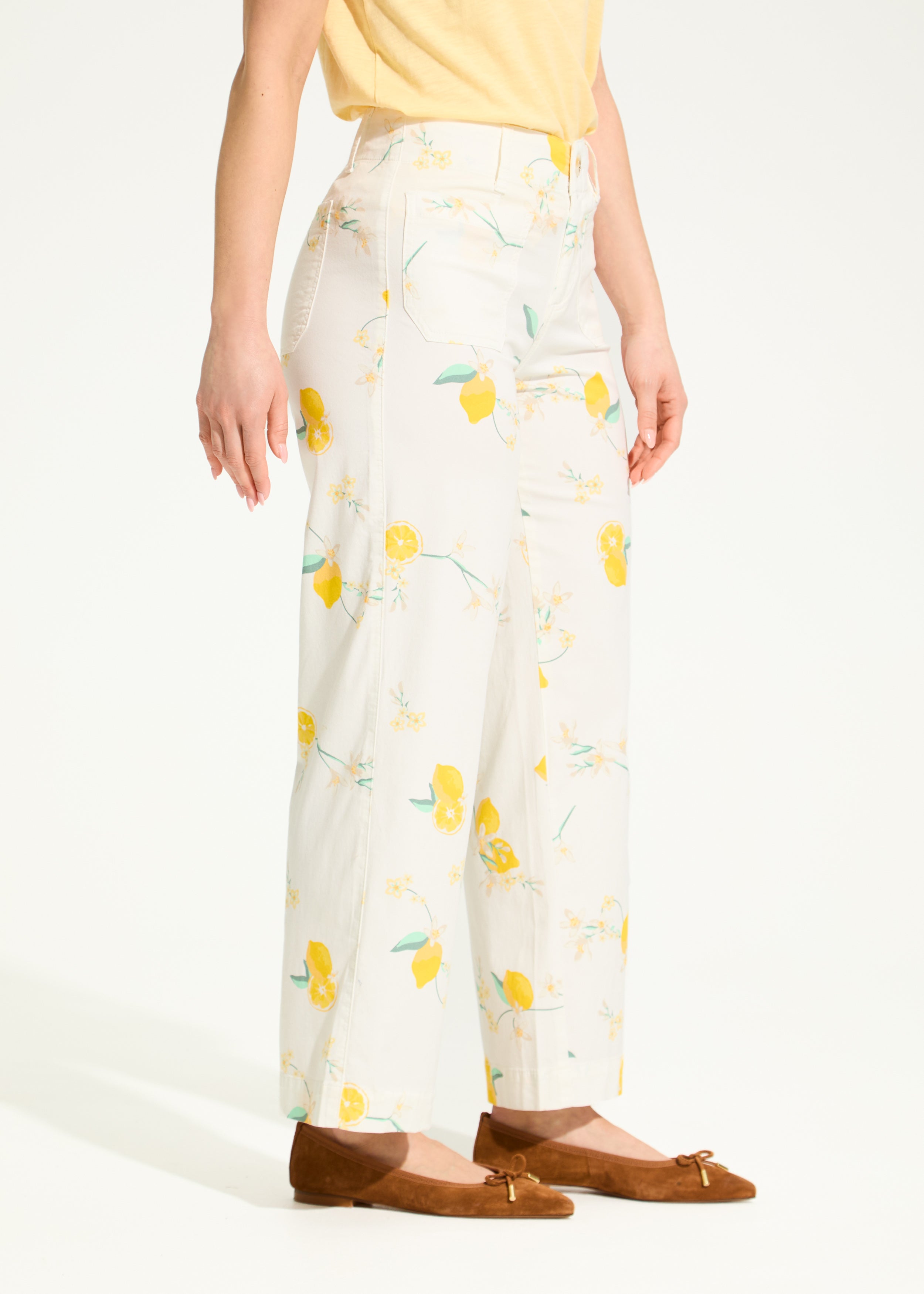 Printed Olivia Wide Ankle