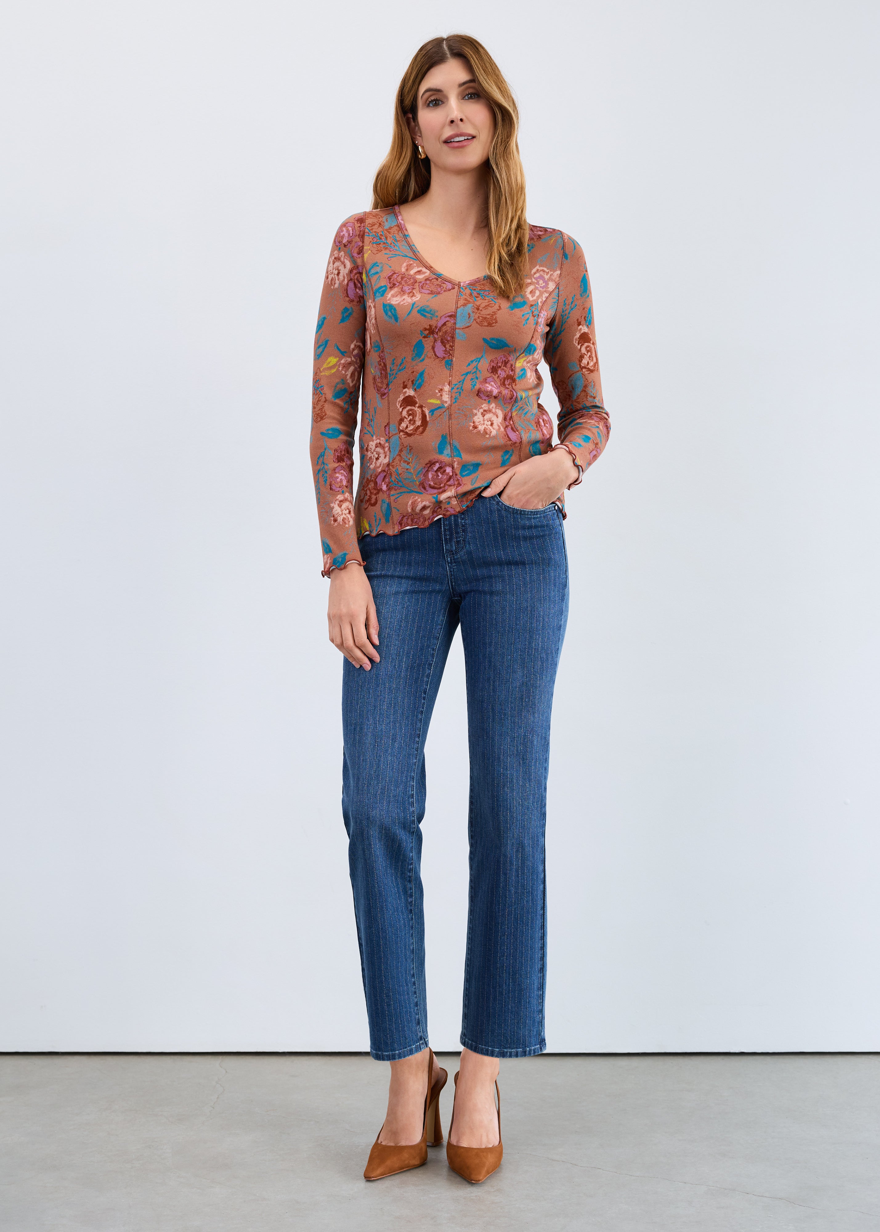 olivia pinstripe straight ankle