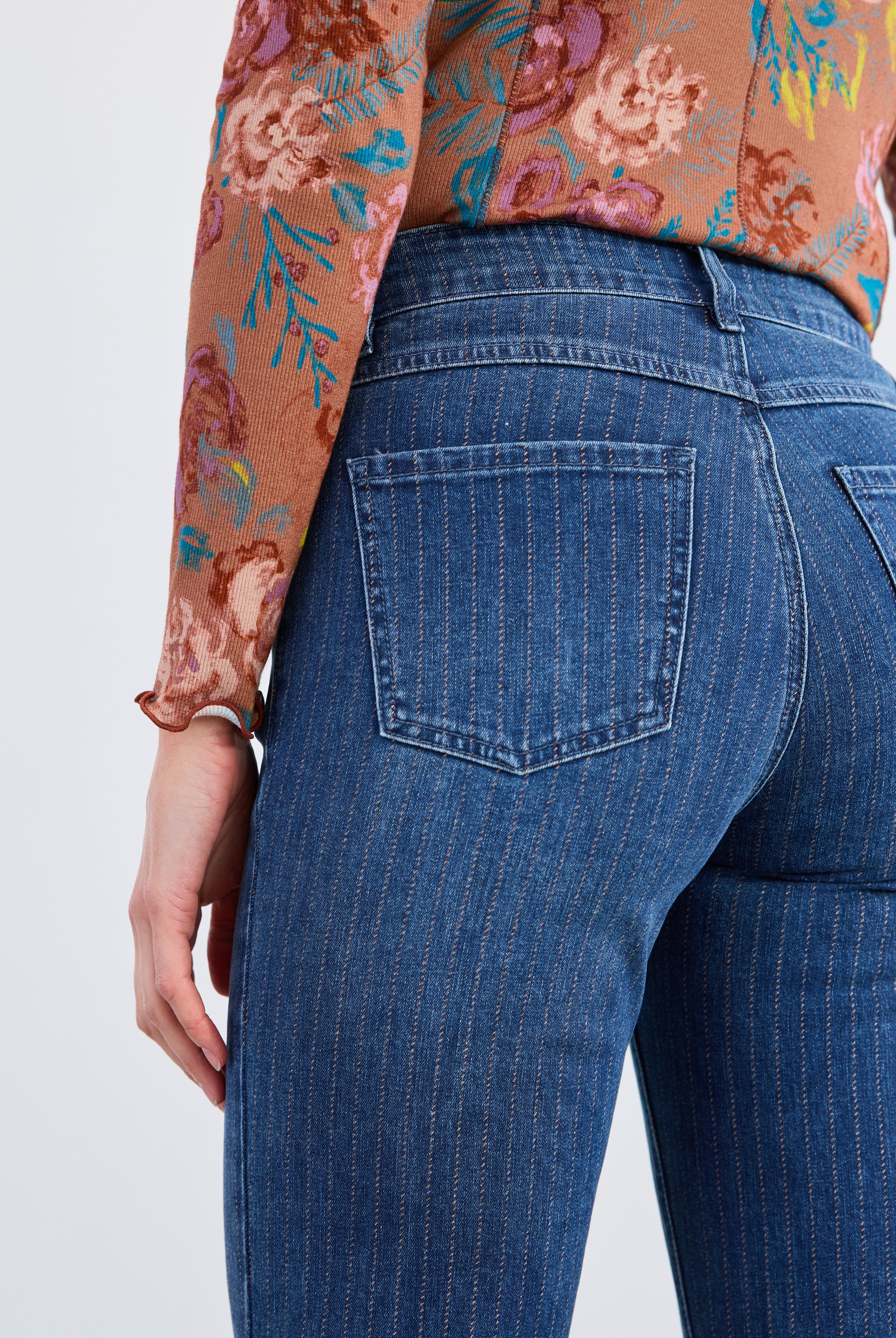 olivia pinstripe straight ankle