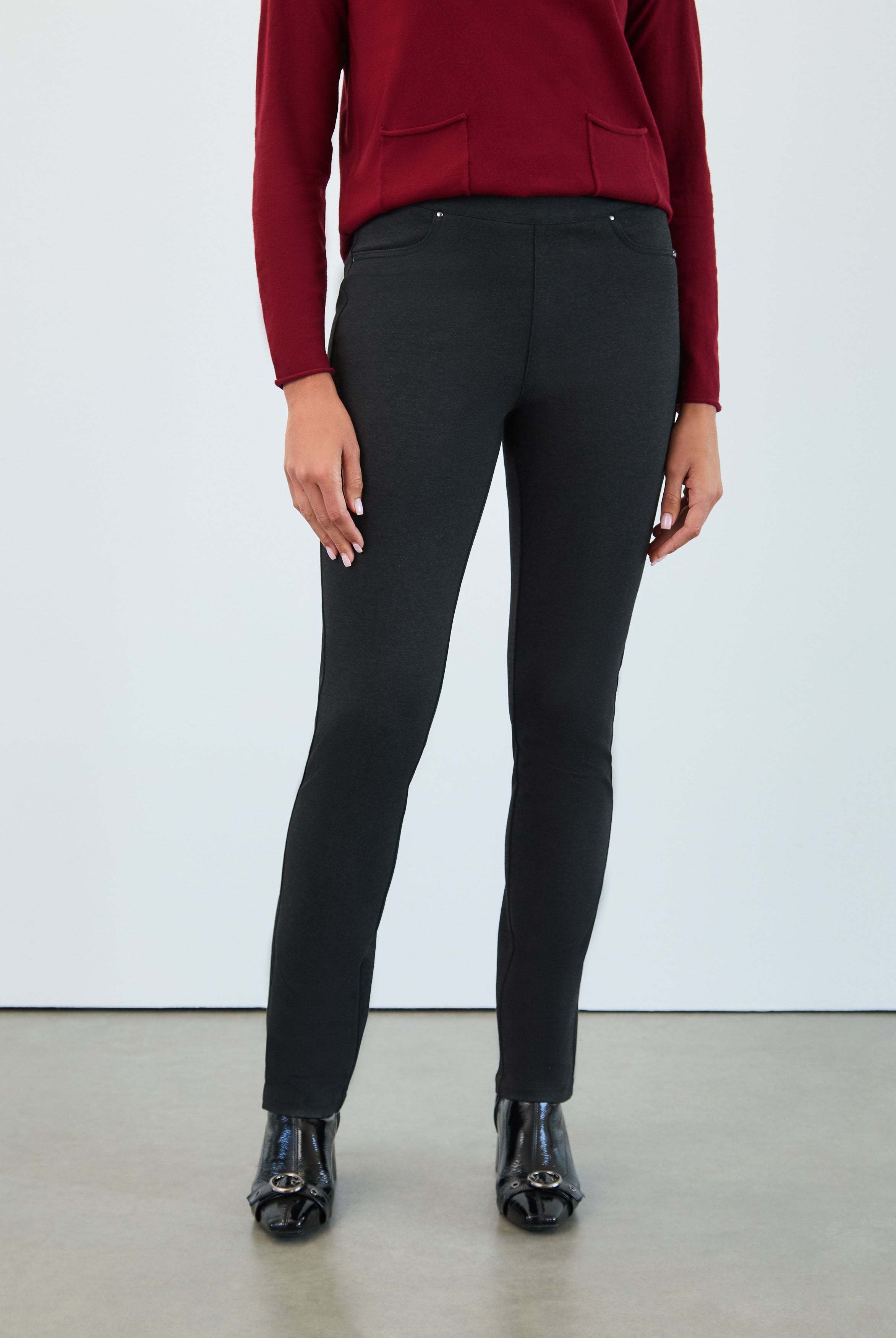 pull-on slim jegging