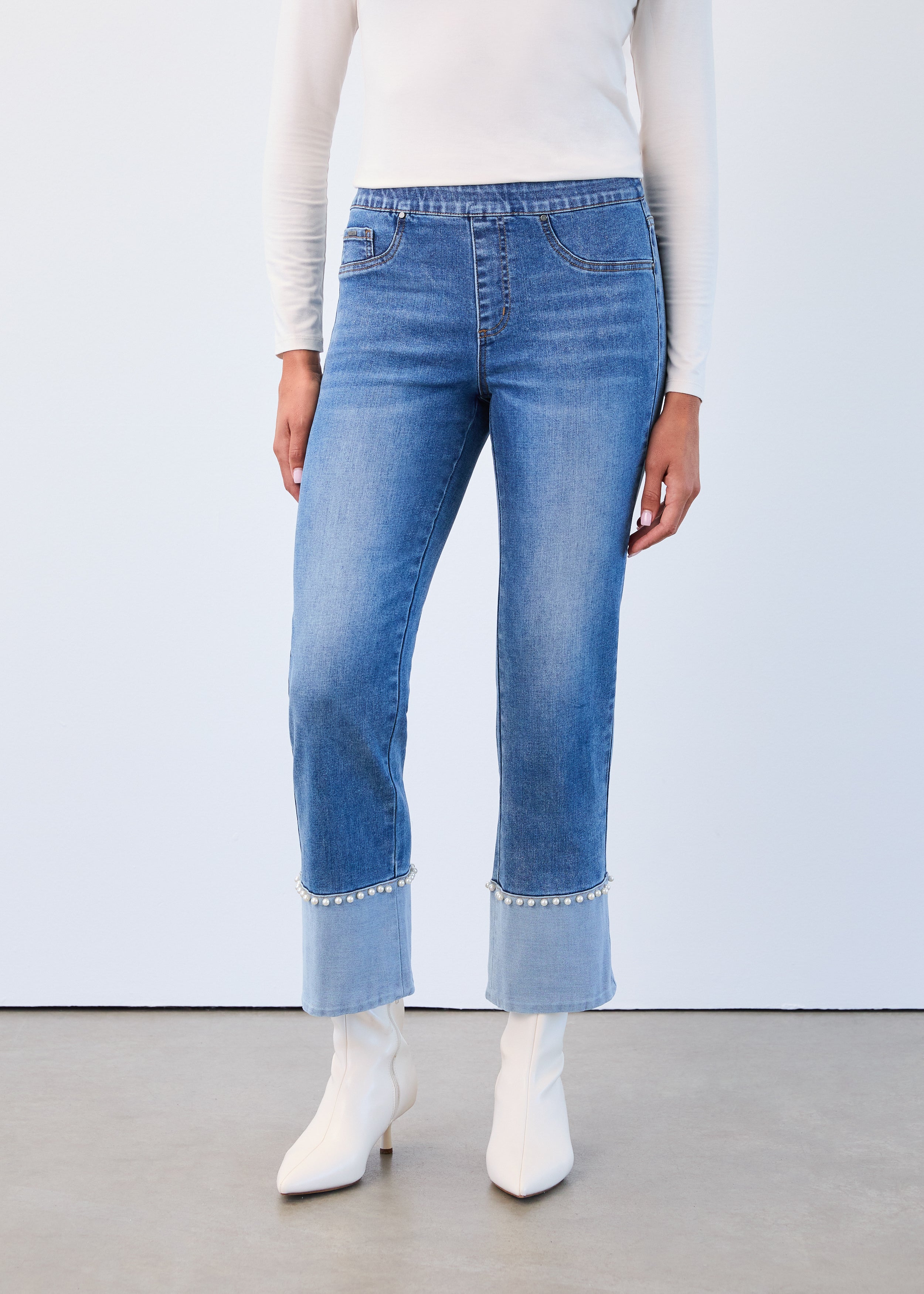 pull-on straight ankle