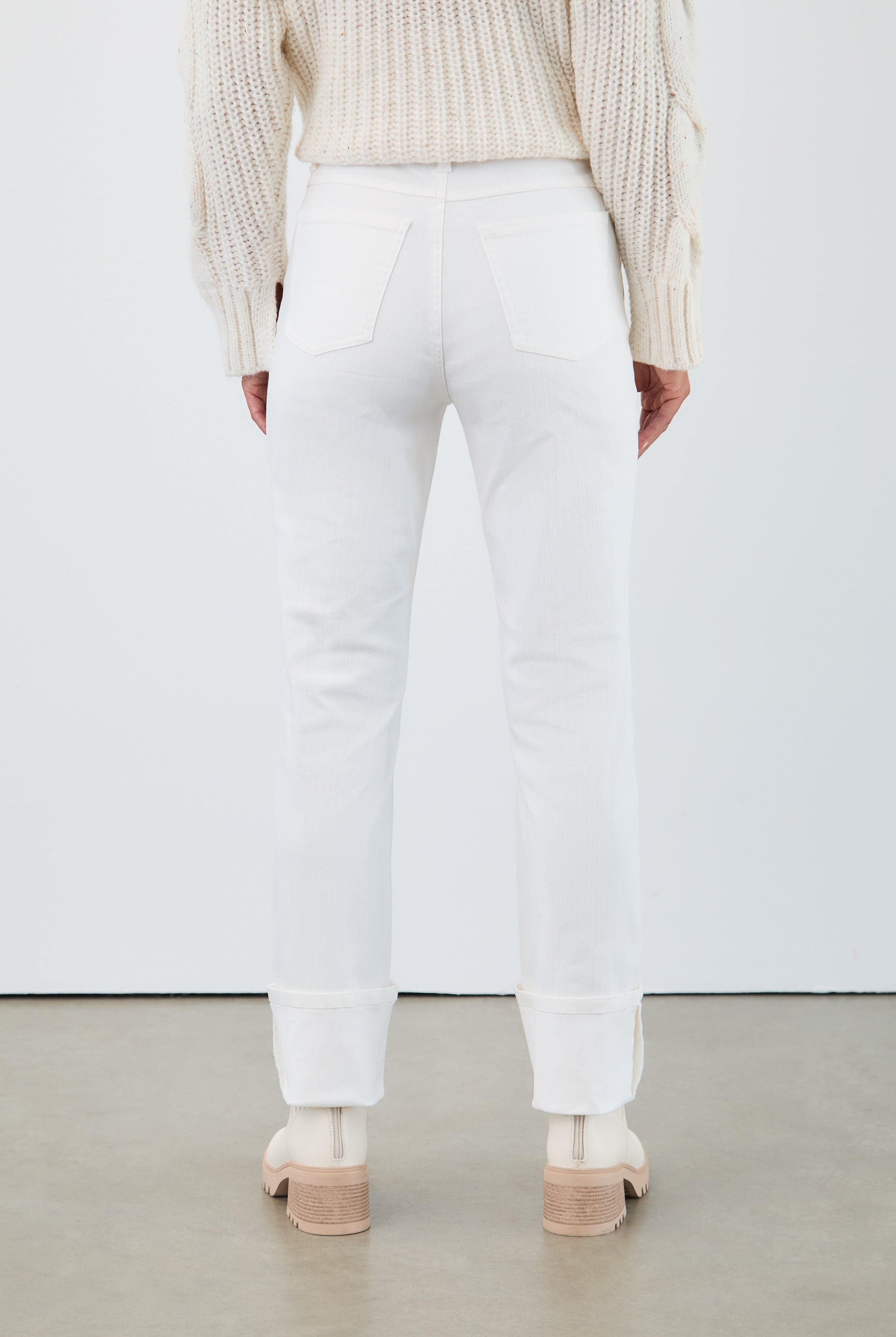 olivia cuffed straight ankle