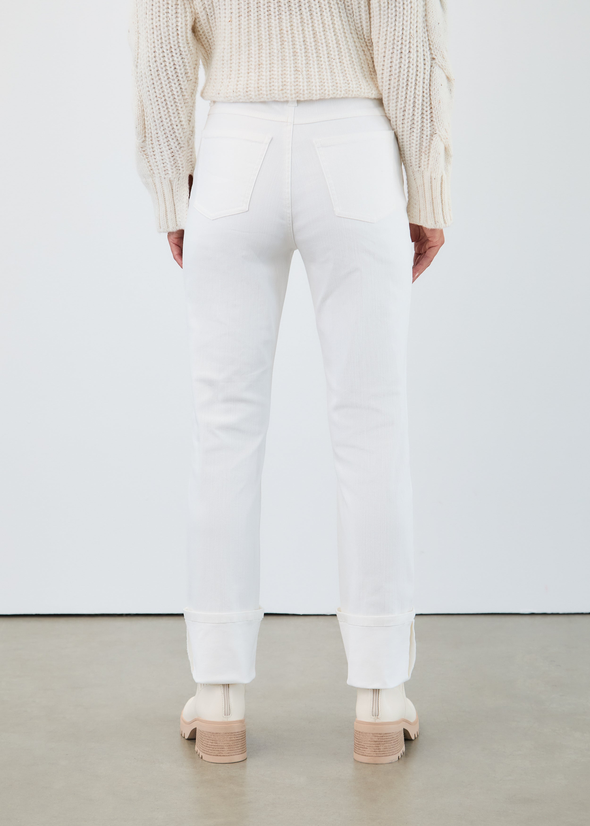 olivia cuffed straight ankle