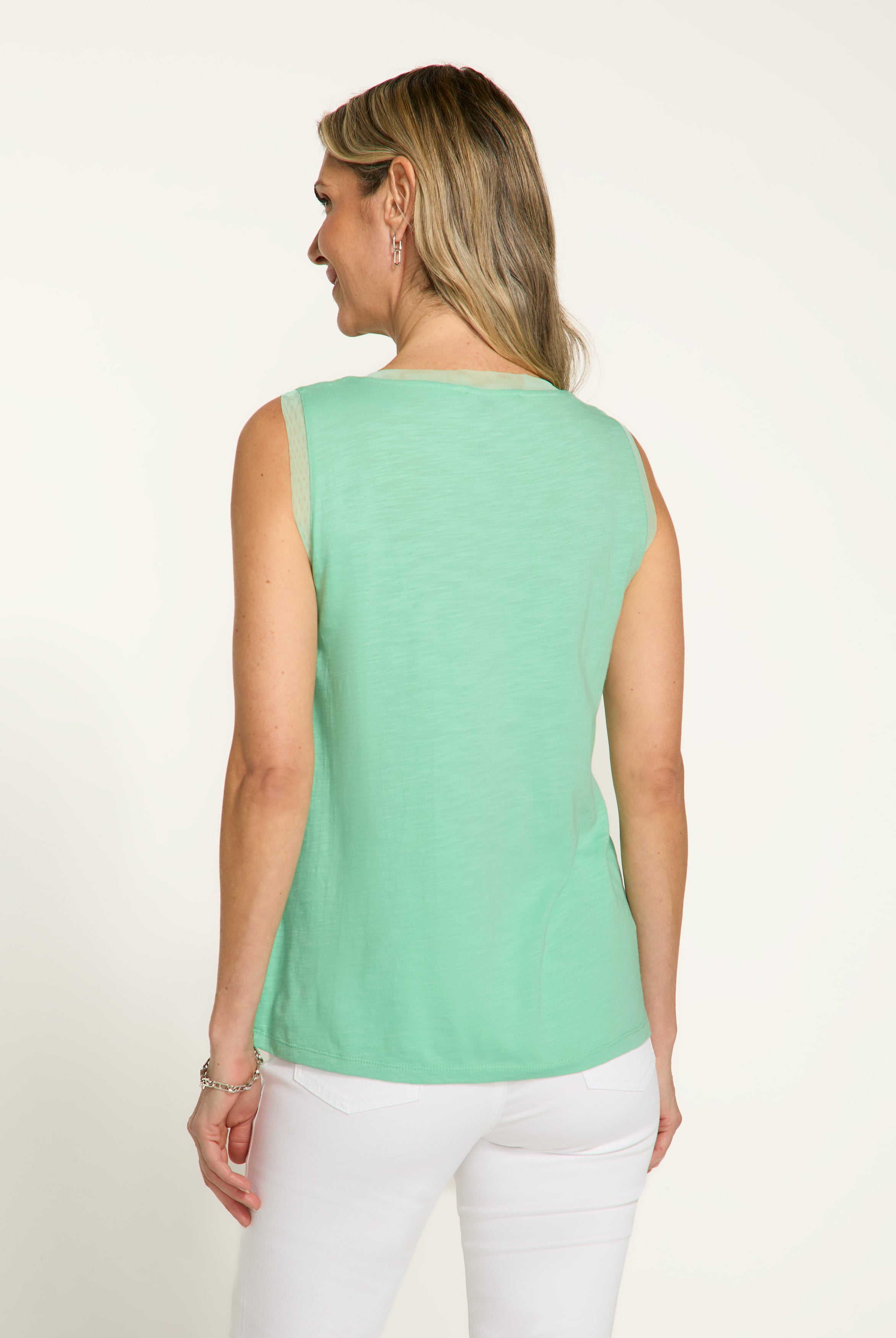 Boat neck cami
