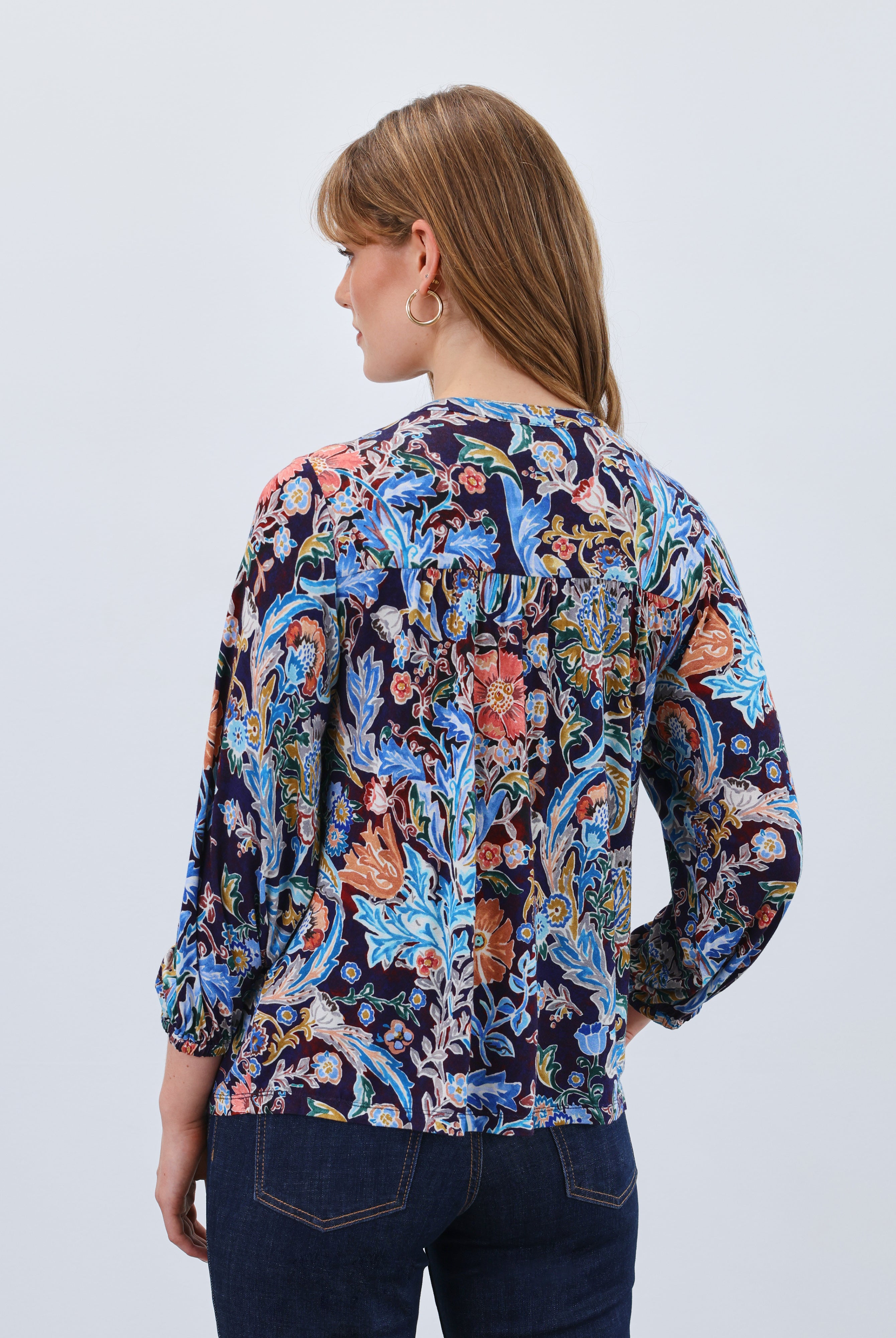 embellished neck top