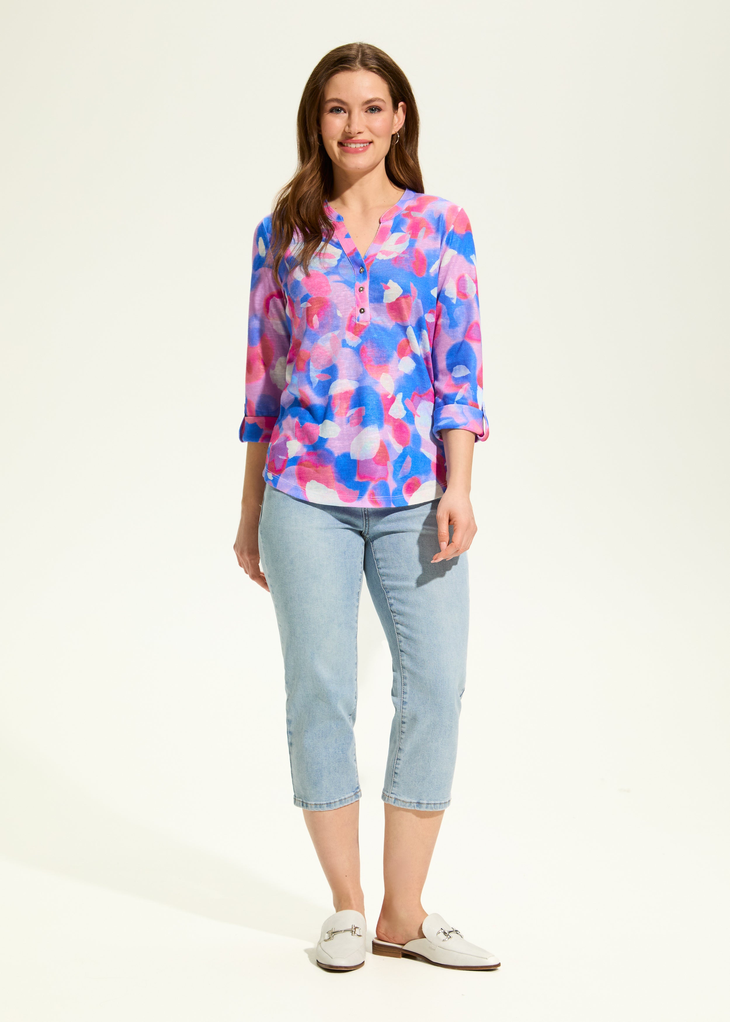 Doppel Light Henley Top