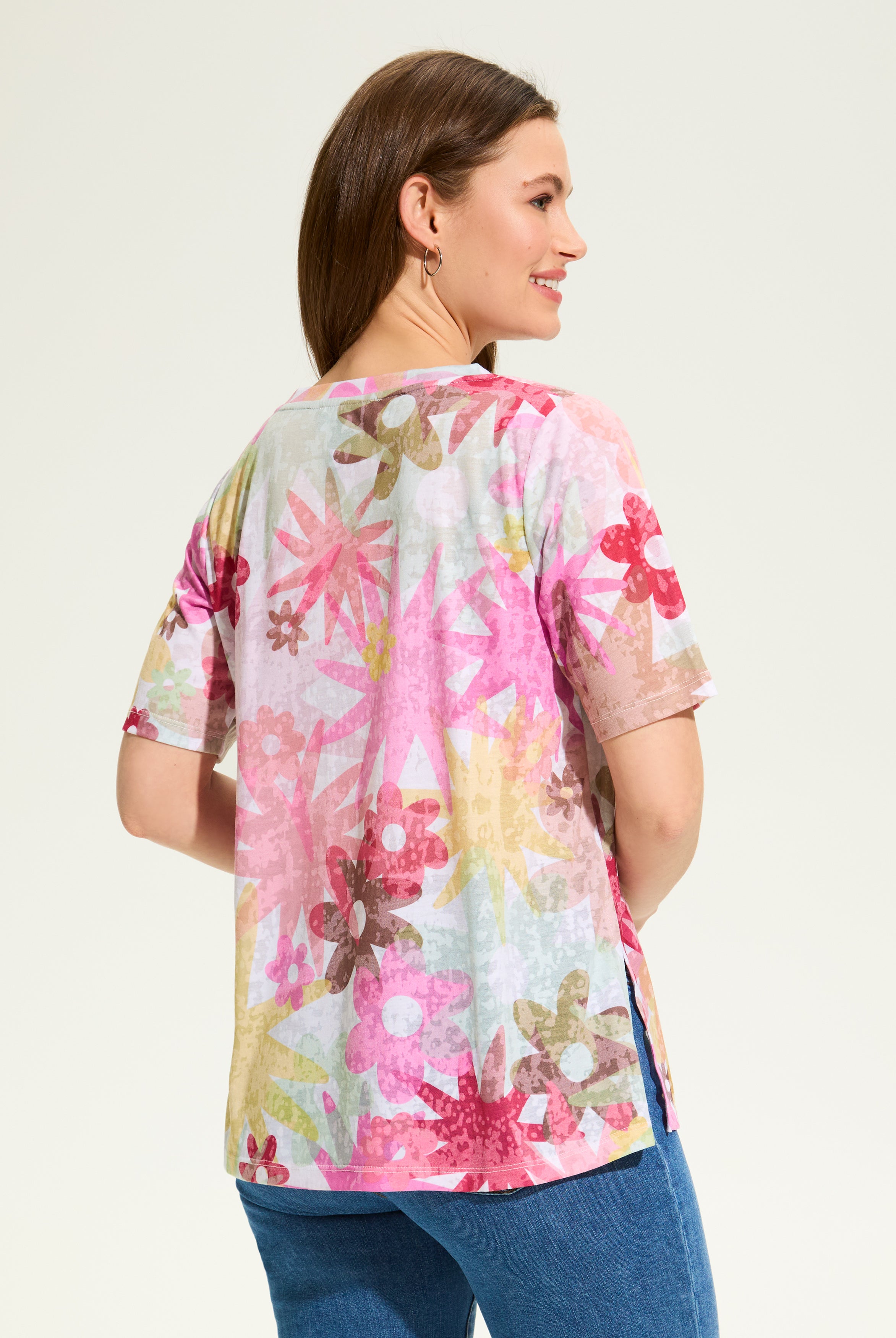 Starburst Elbow Sleeve Top