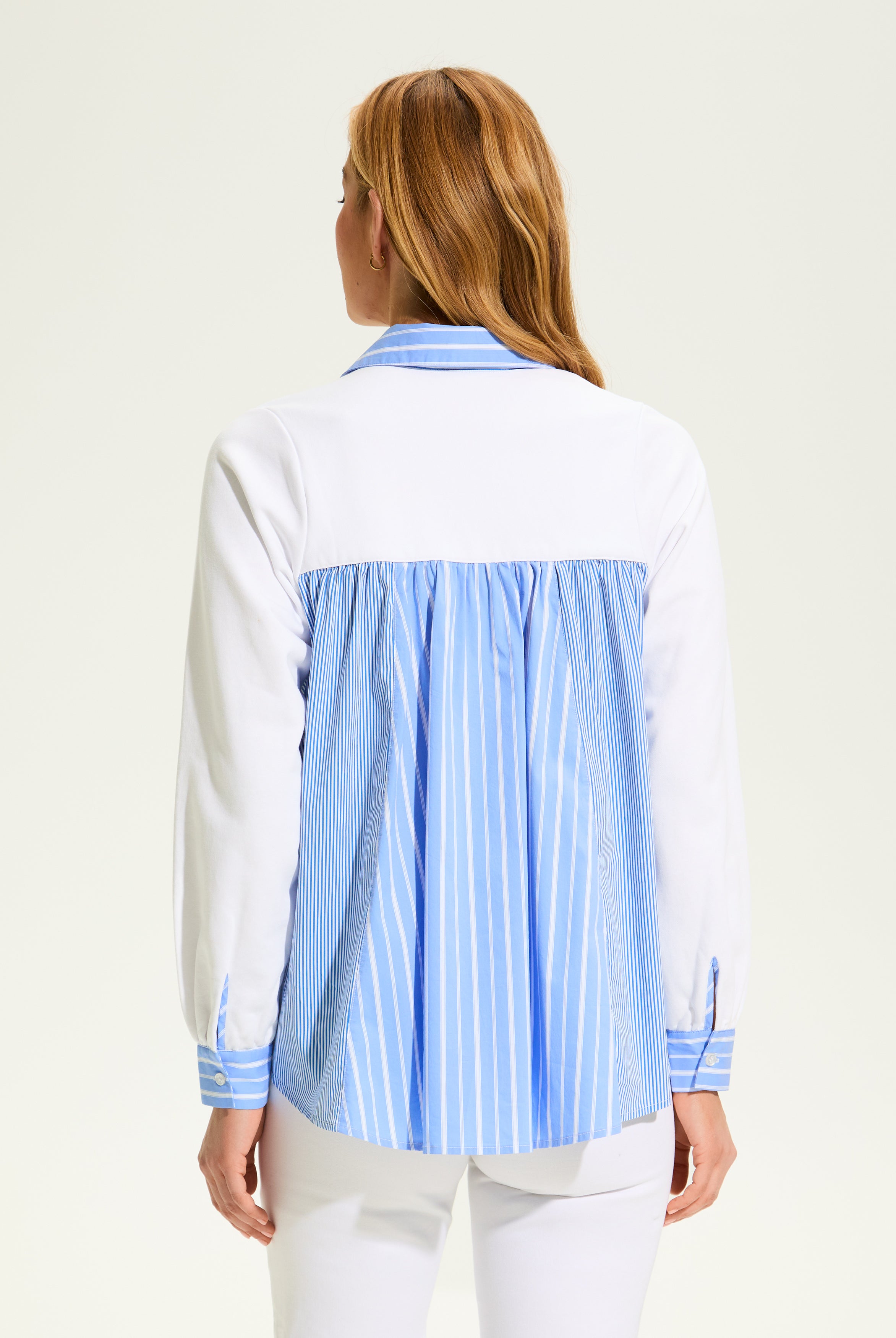 Mix media sweatshirt