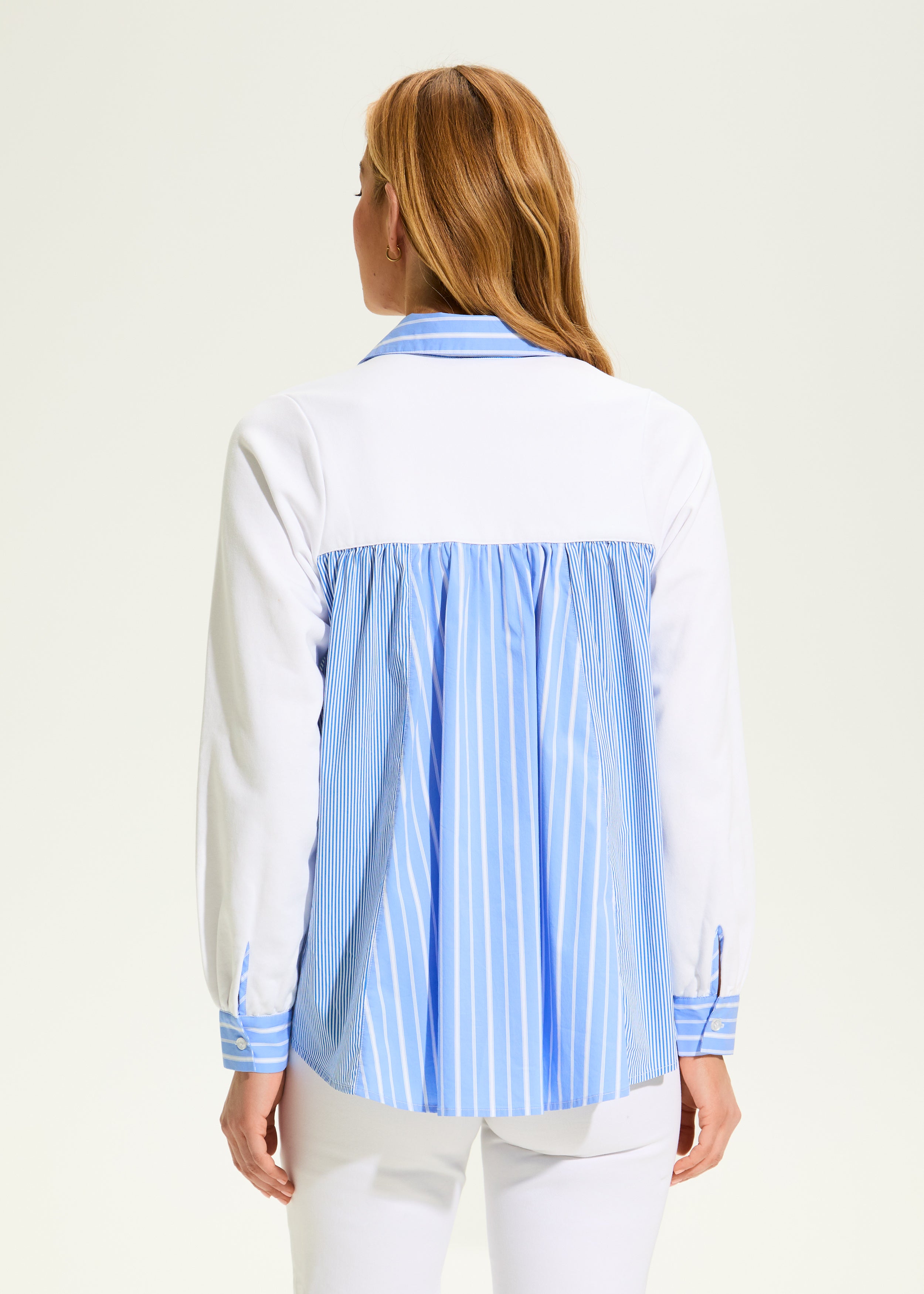 Mix media sweatshirt