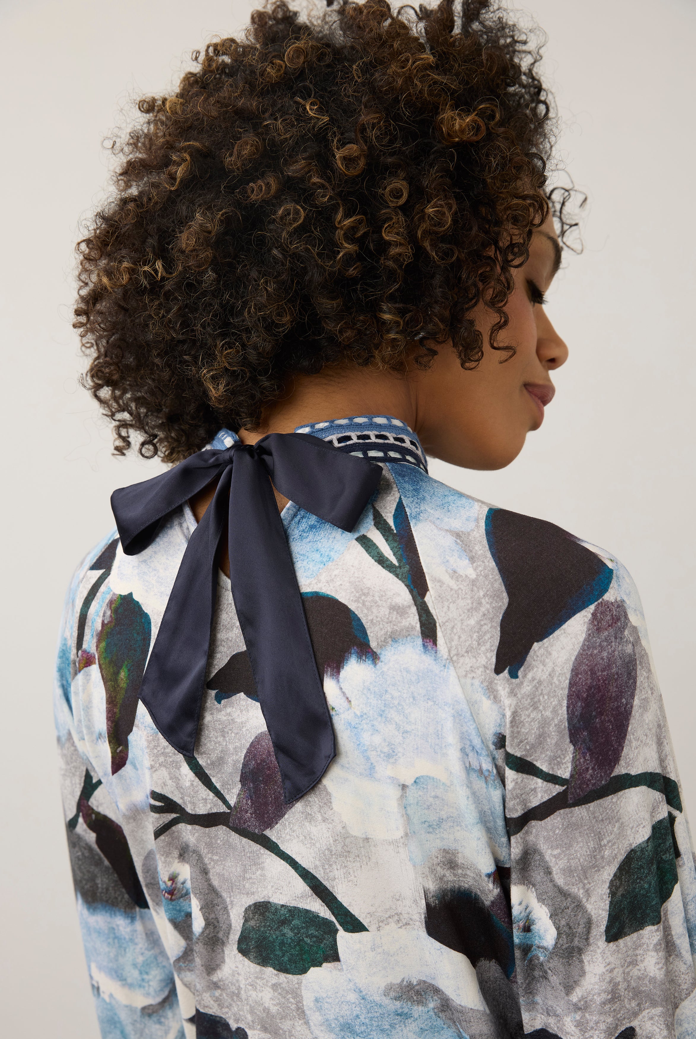 Rebe 3/4 Sleeve Embellished Top, Rebecca Floral image 11 by French Dressing Jeans (FDJ)