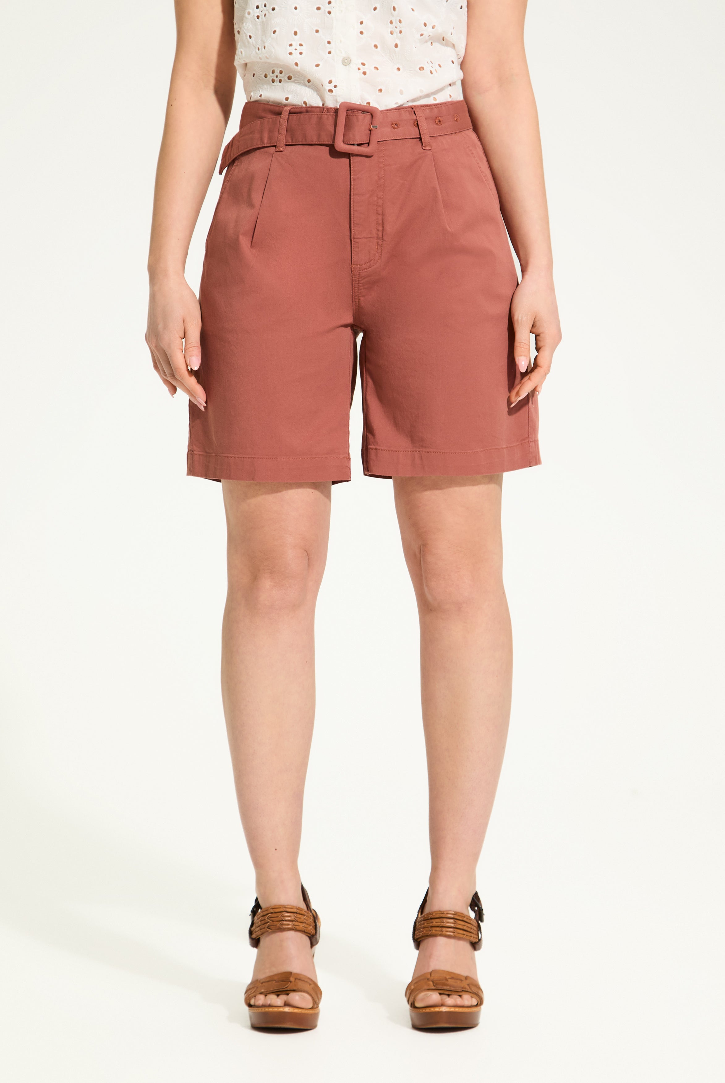 Suzanne Belted Trouser Short