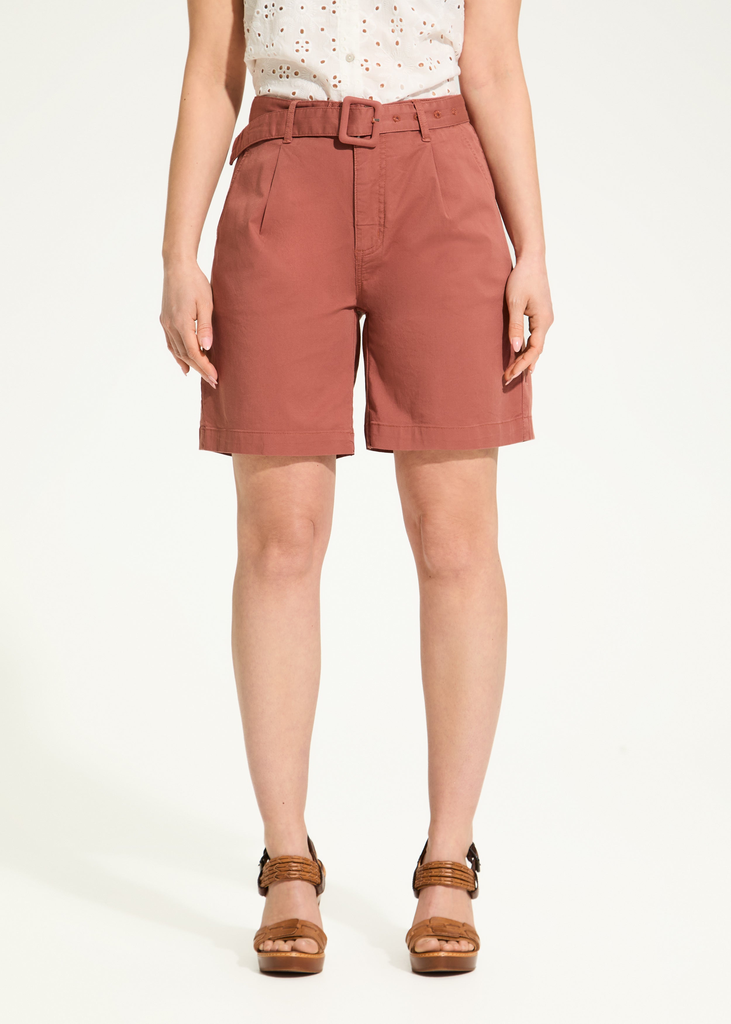 Suzanne Belted Trouser Short