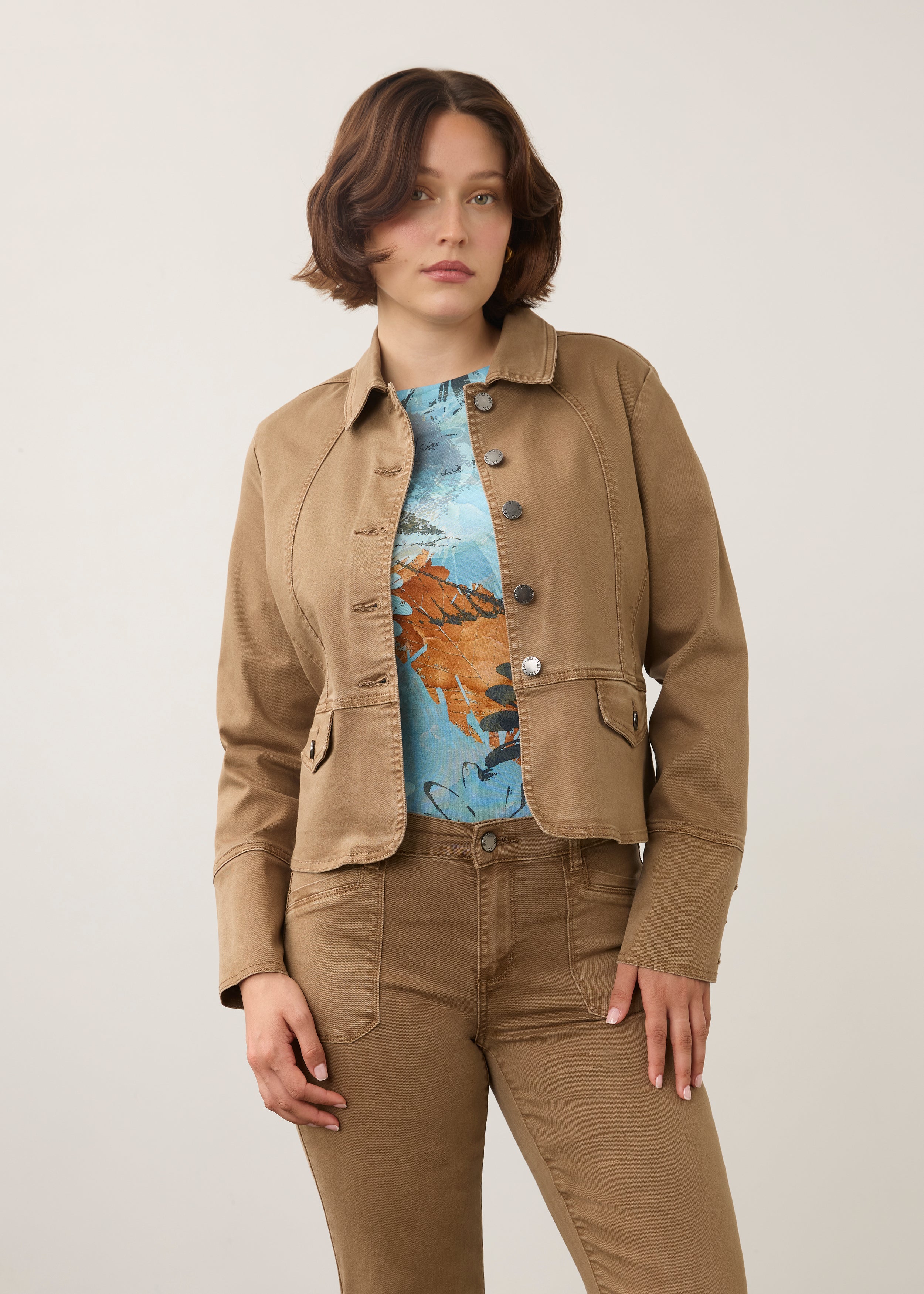 Fig Utility Jacket, Fig image 5 by French Dressing Jeans (FDJ) par French Dressing Jeans (FDJ)