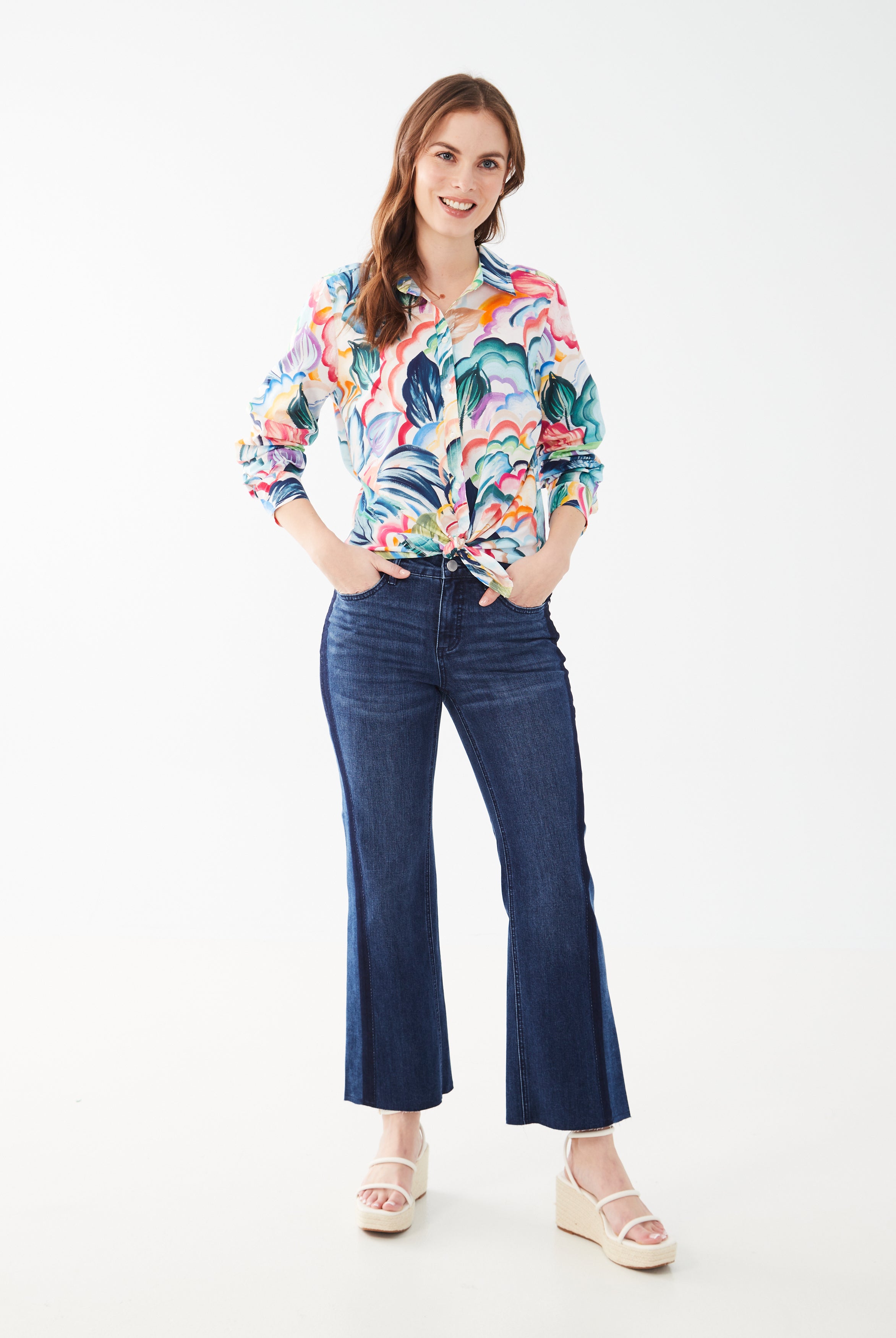 PRINTED CLASSIC LONG SLEEVE SHIRT