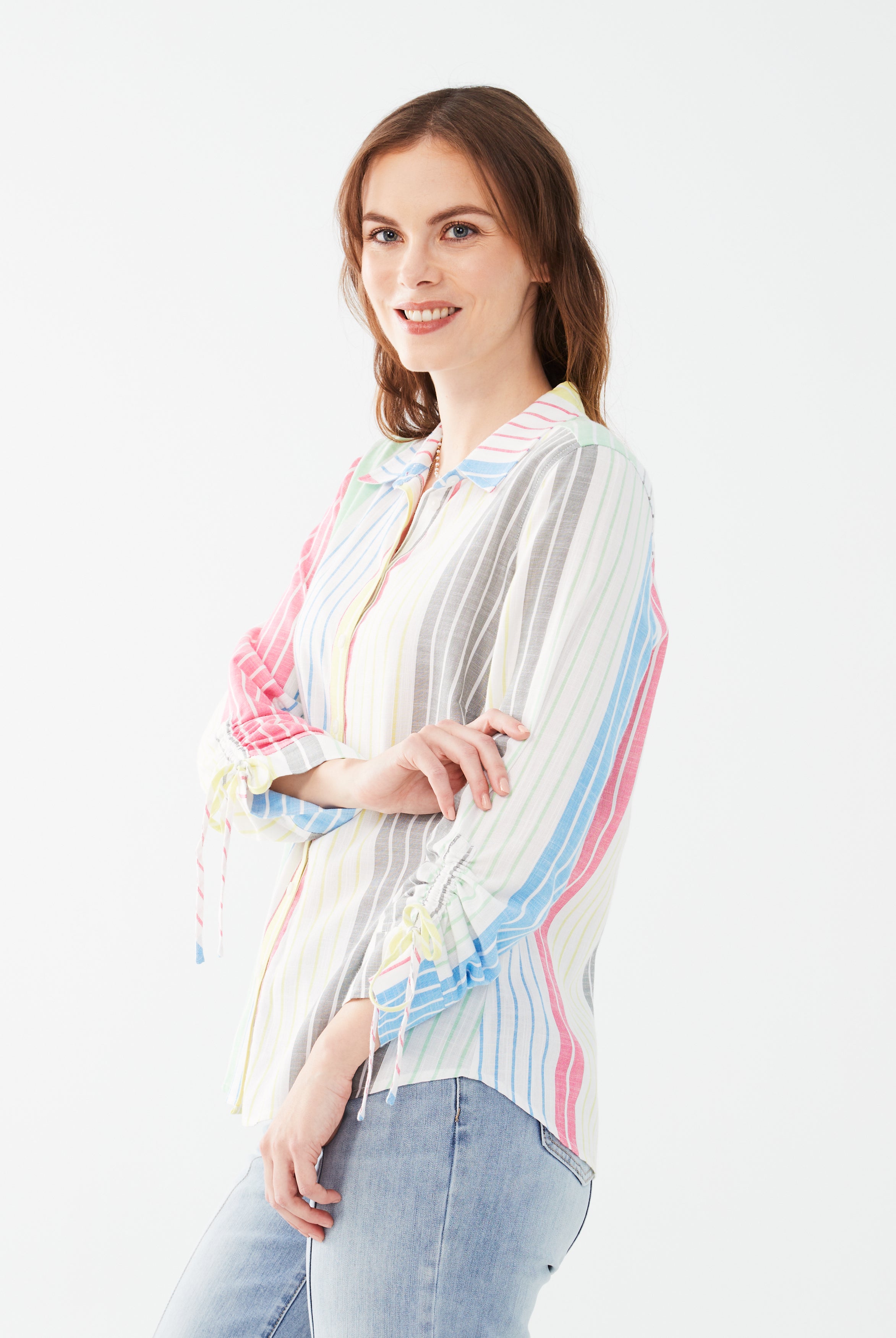 CLASSIC SHIRT W- ADJUSTABLE SLEEVES