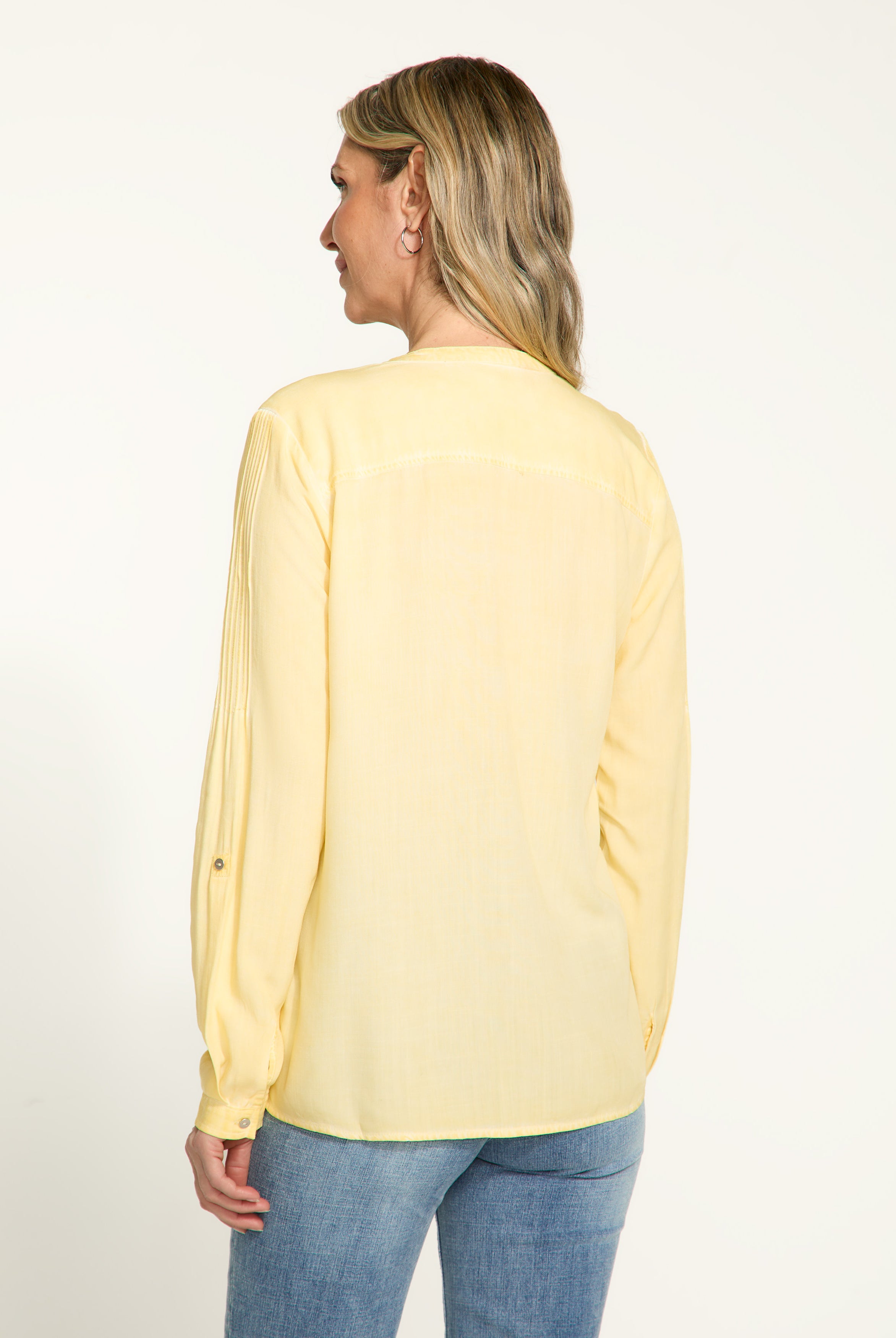 Long sleeve roll tab shirt