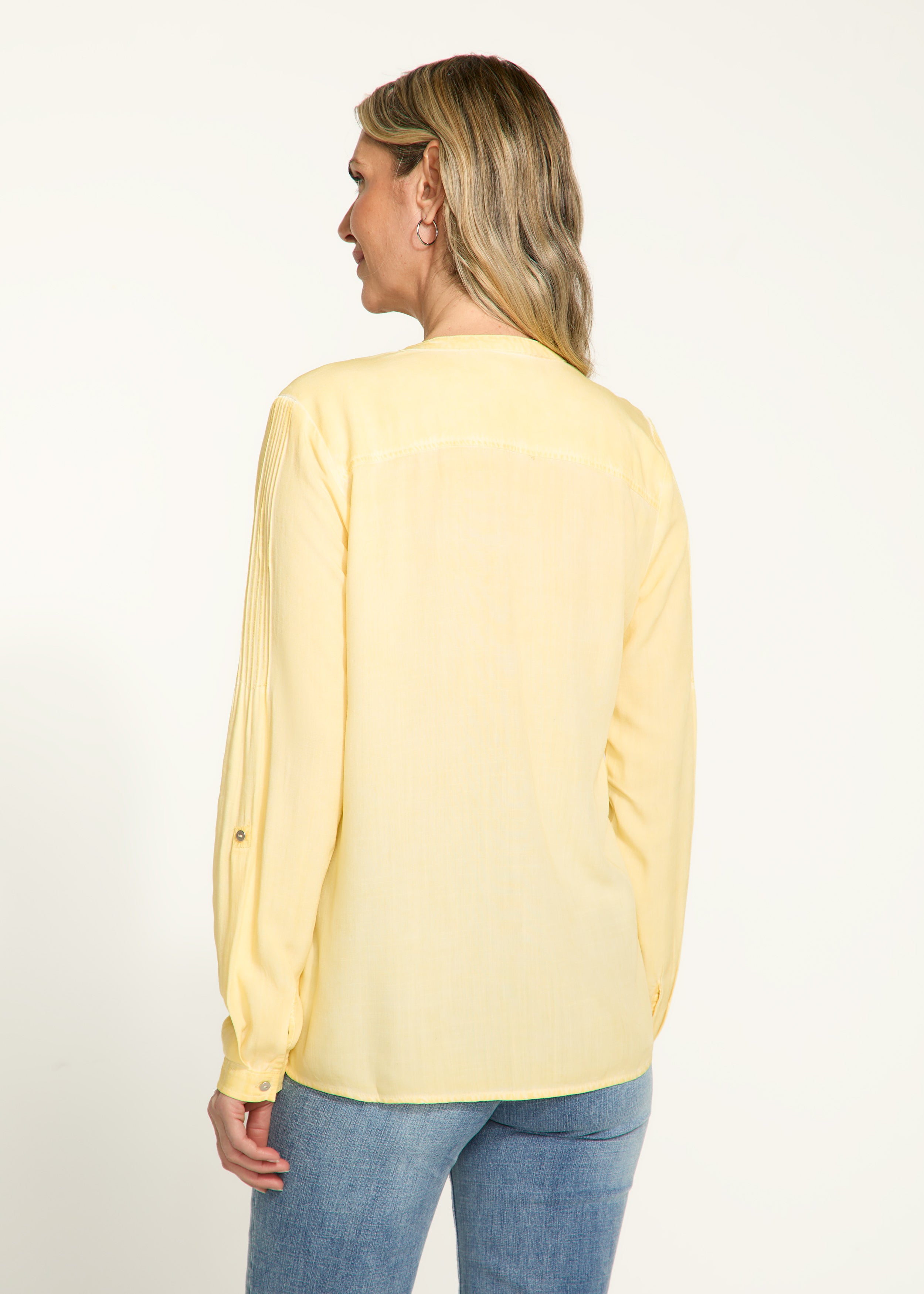 Long sleeve roll tab shirt