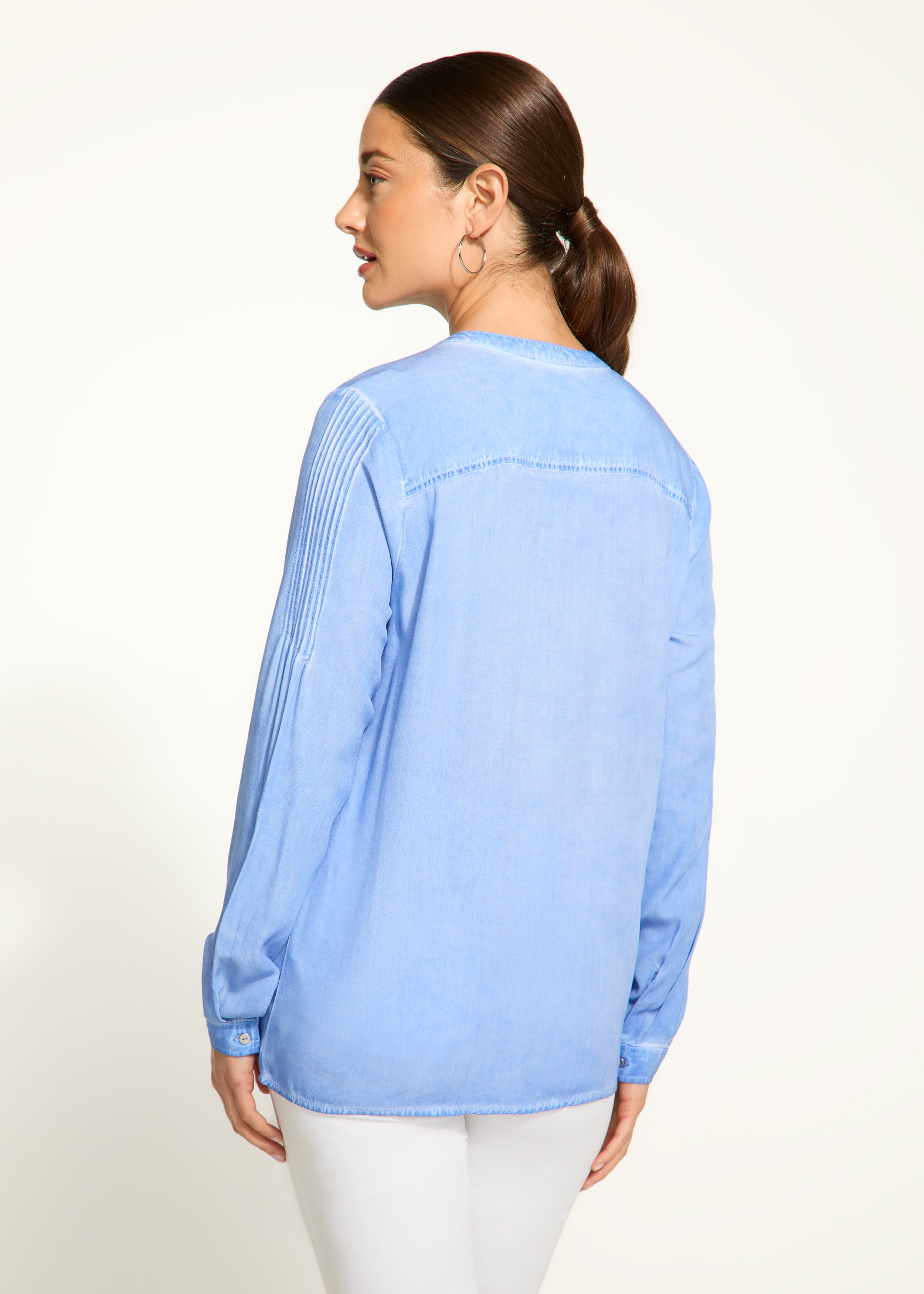 Long sleeve roll tab shirt