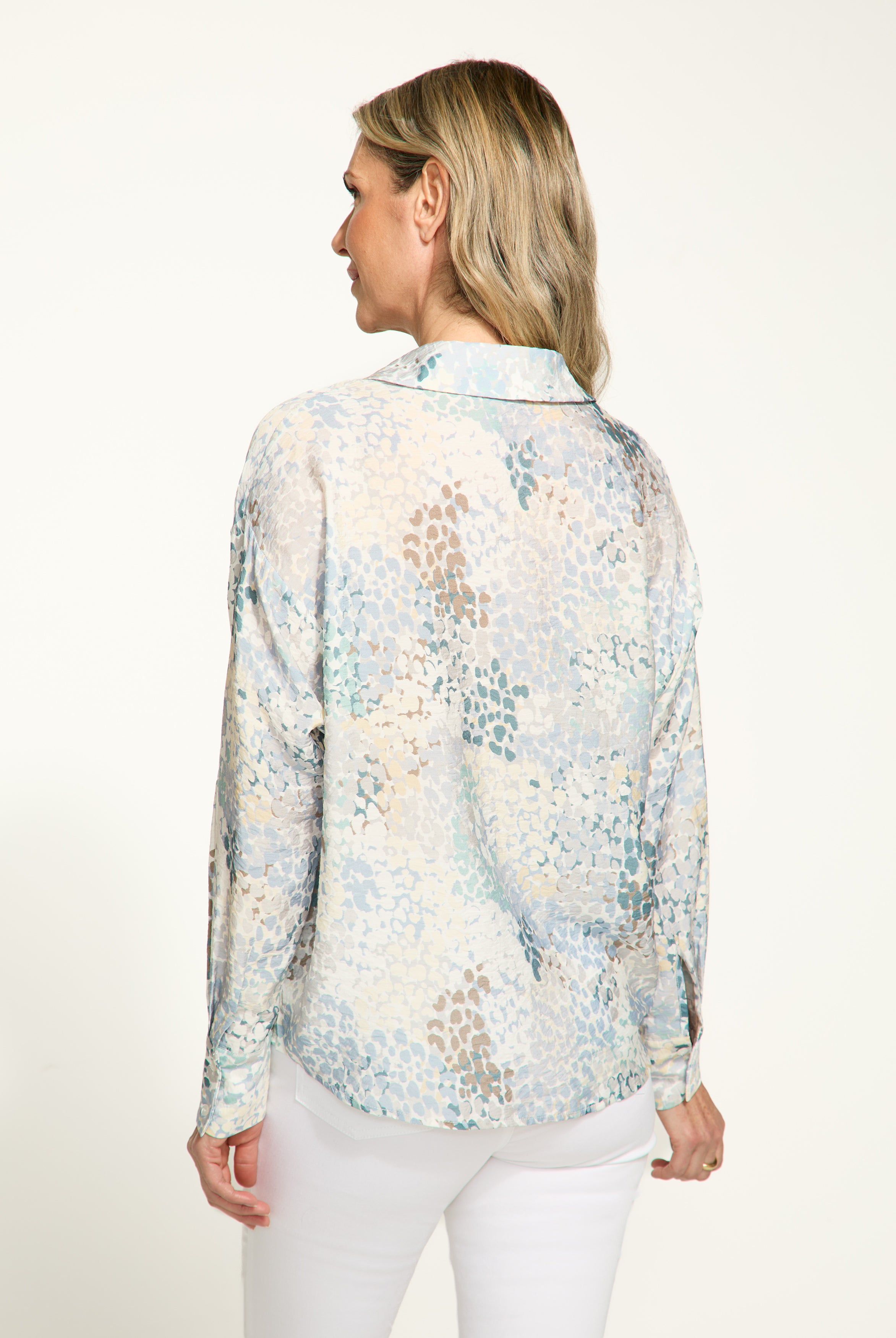 Popover long sleeve blouse