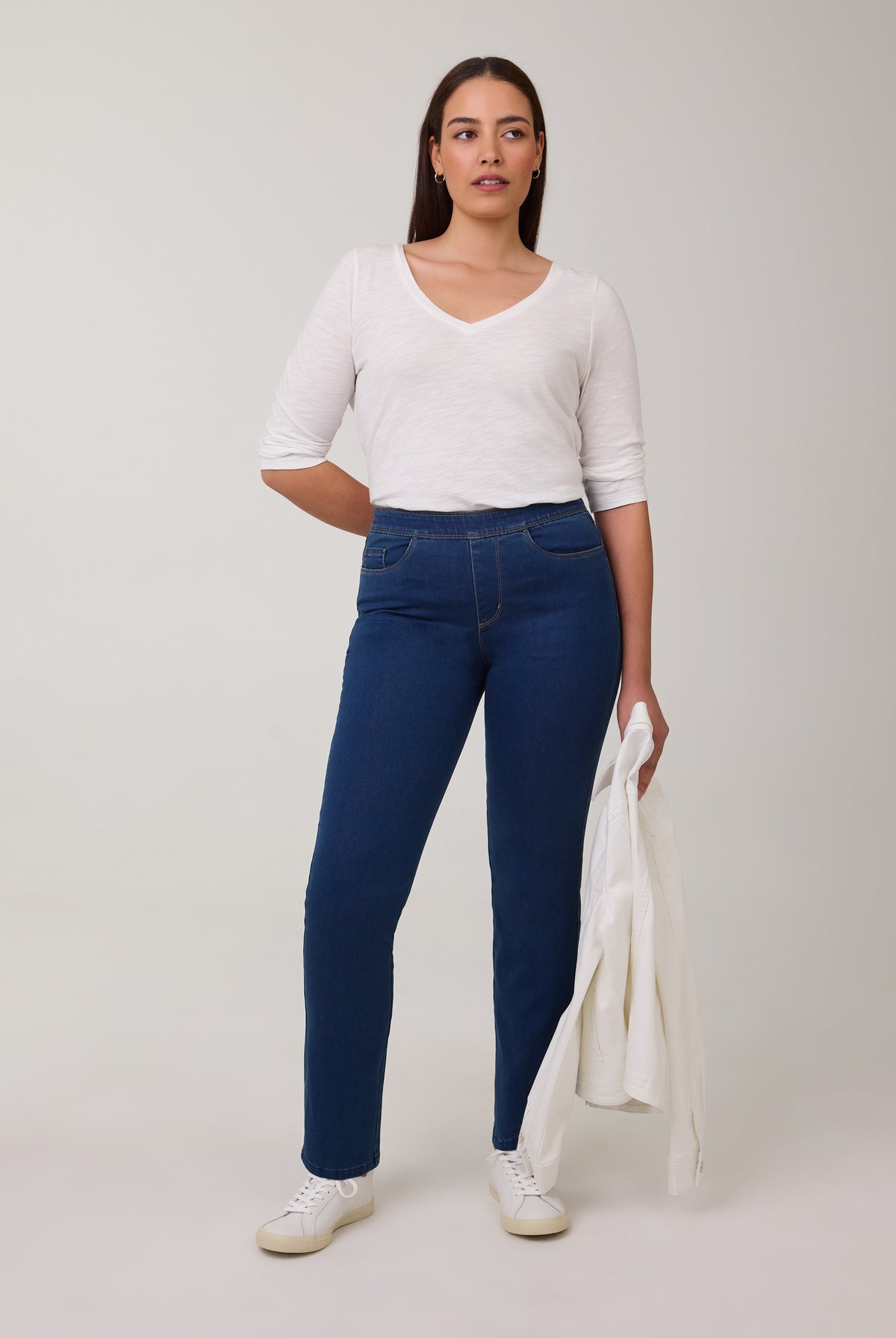 Indigo Pull-On Bootcut Denim, Indigo image 9 by French Dressing Jeans (FDJ)