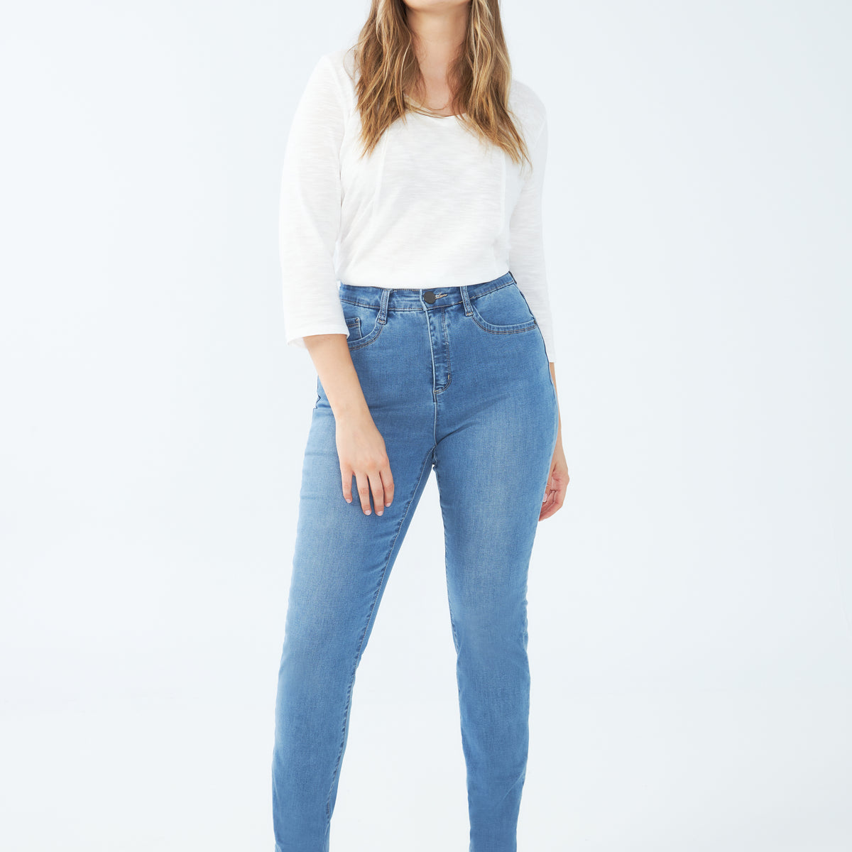 Jean Peggy à jambe droite, taille Petite French Dressing Jeans Inc.