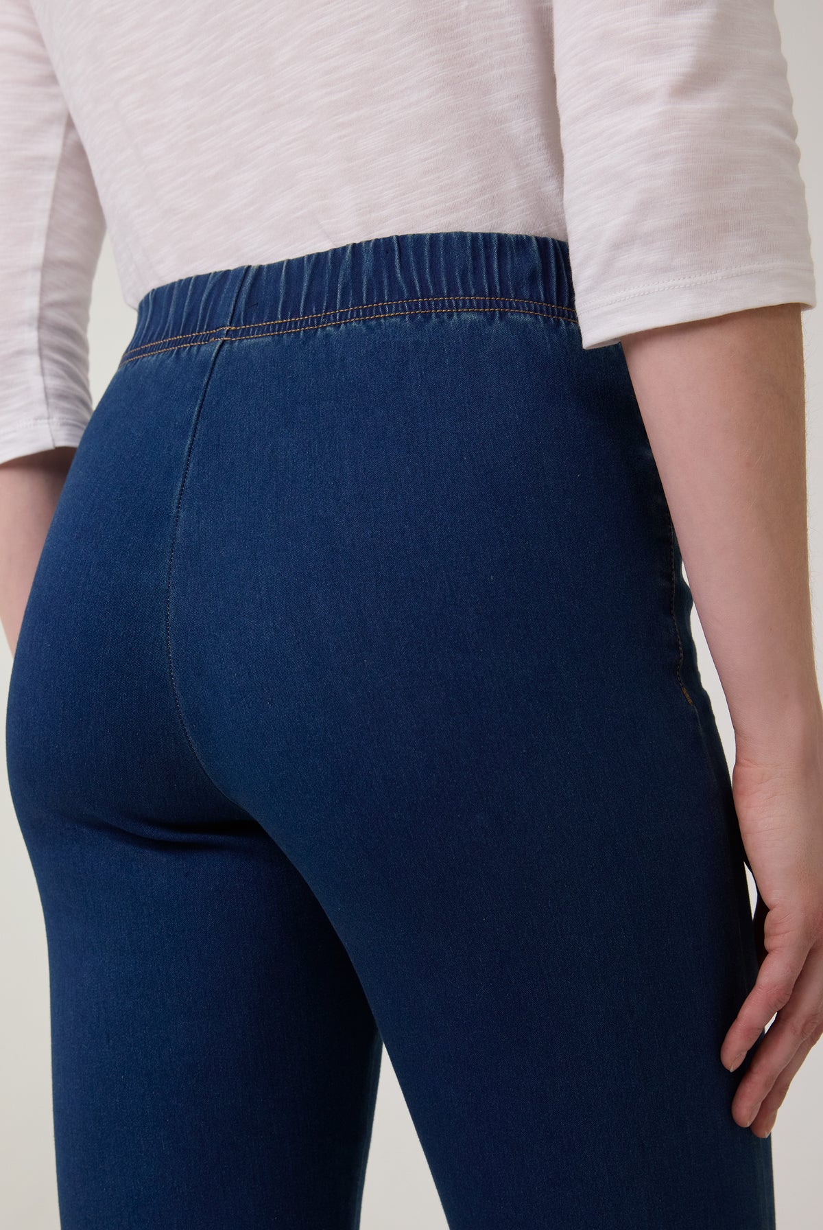 Indigo Pull-On Bootcut Denim, Indigo image 5 by French Dressing Jeans (FDJ)