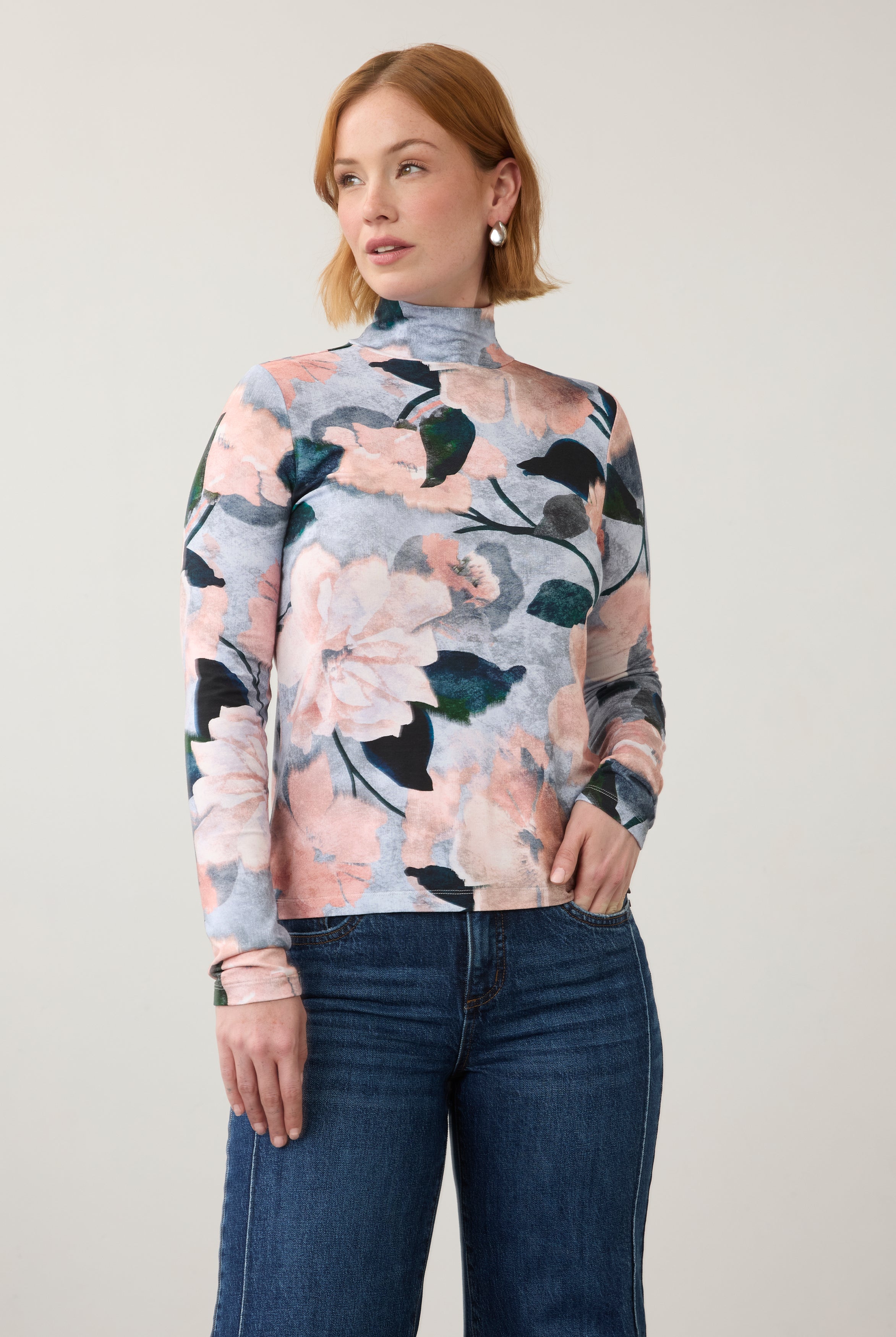Rebe 3/4 Sleeve Embellished Top, Rebecca Floral image 13 by French Dressing Jeans (FDJ)