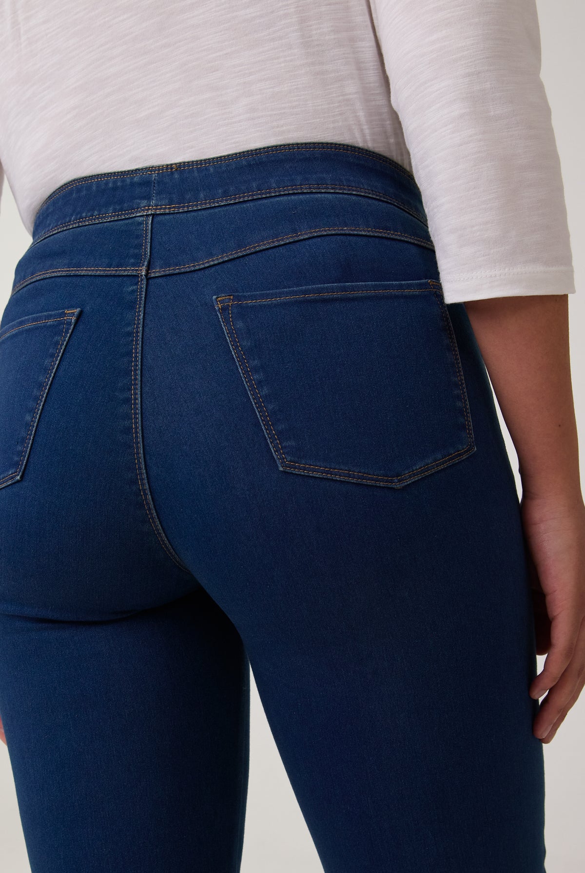 Indigo Pull-On Bootcut Denim, Indigo image 10 by French Dressing Jeans (FDJ)