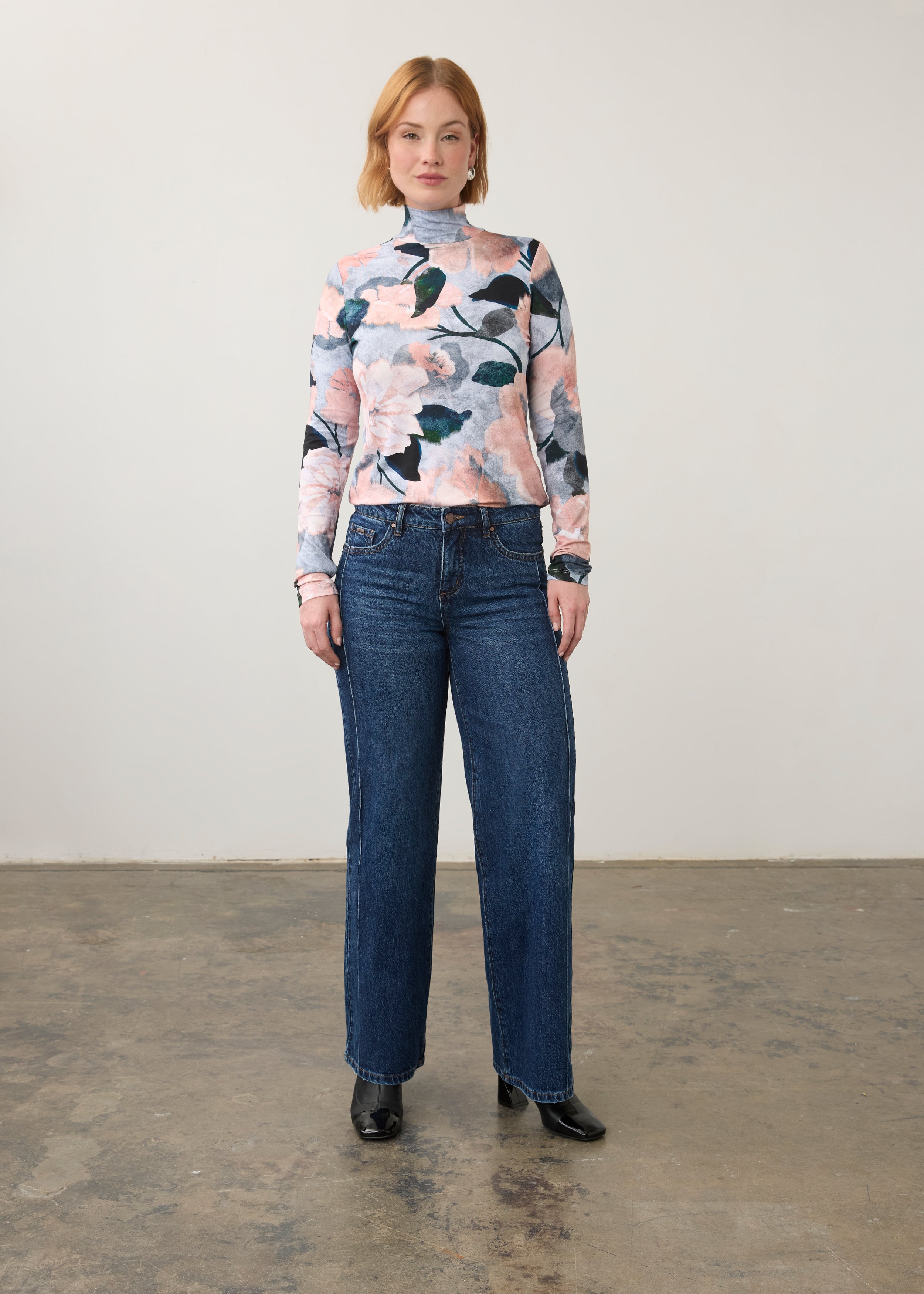 Rebe 3/4 Sleeve Embellished Top, Rebecca Floral image 16 by French Dressing Jeans (FDJ)