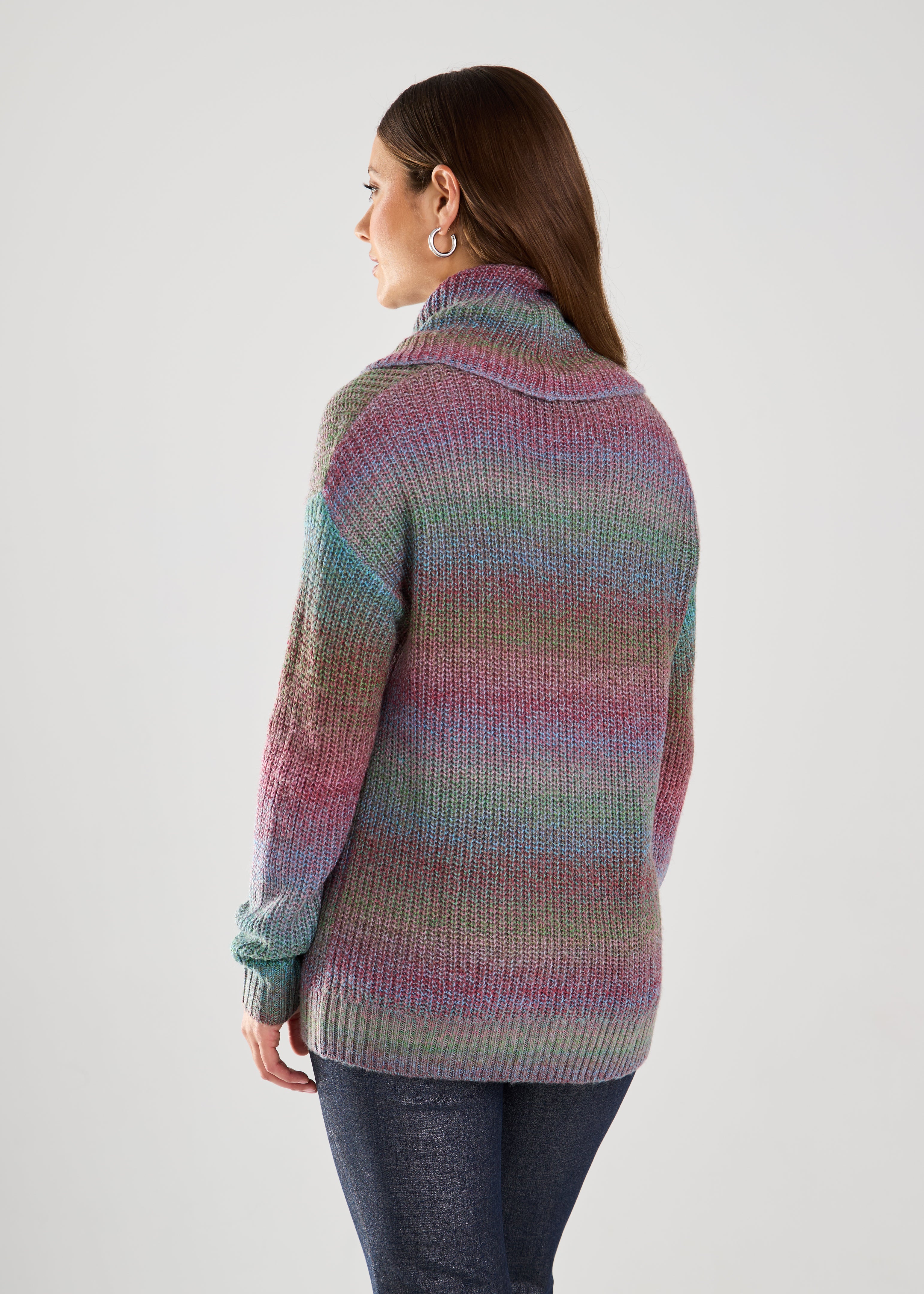 COWL NECK SWEATER