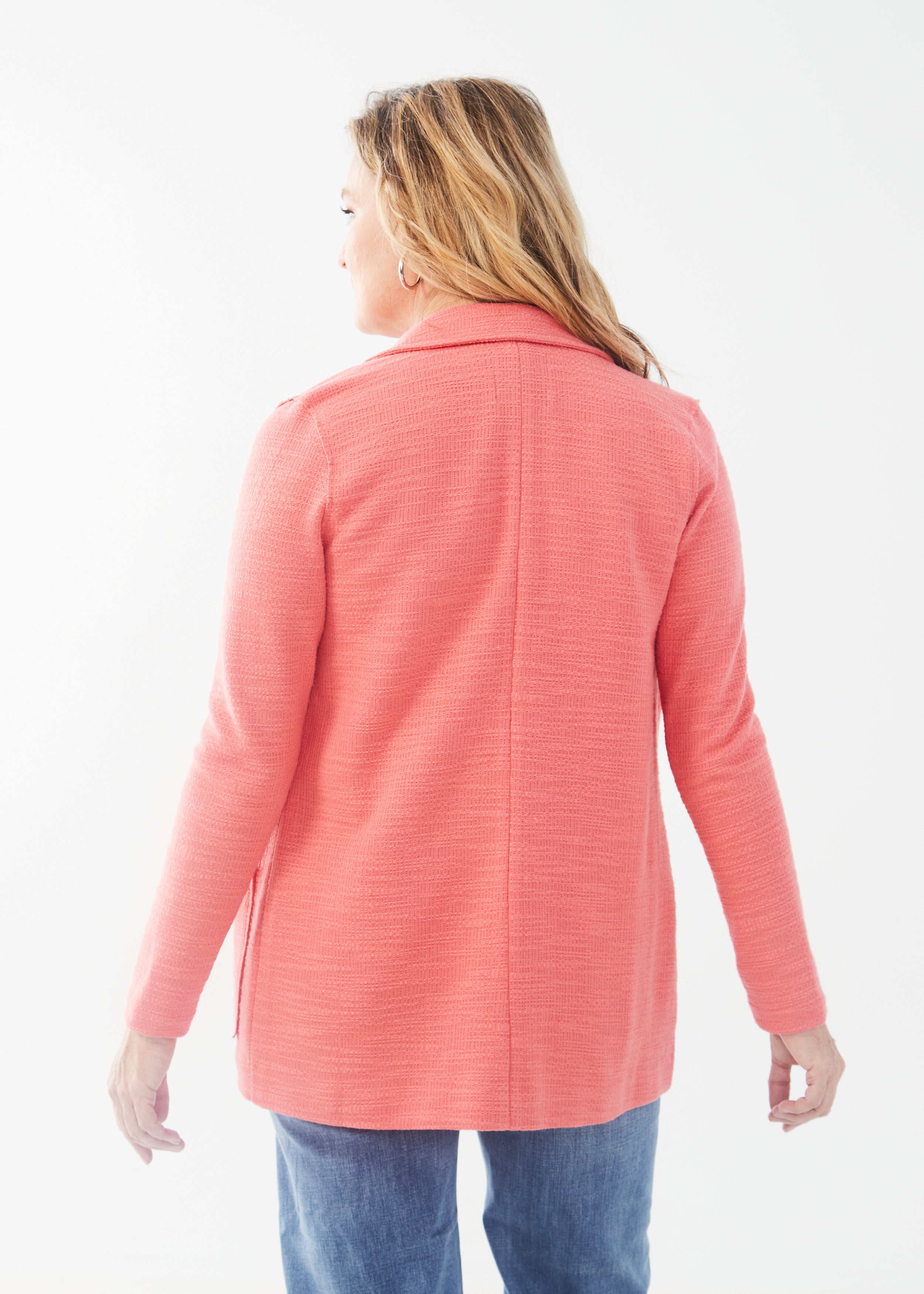 Textured Knit Blazer French Dressing Jeans Inc