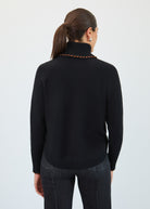 Long sleeve cowl neck sweater