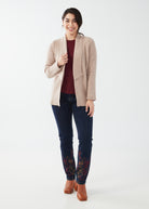 OPEN FRONT CARDIGAN