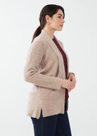 OPEN FRONT CARDIGAN